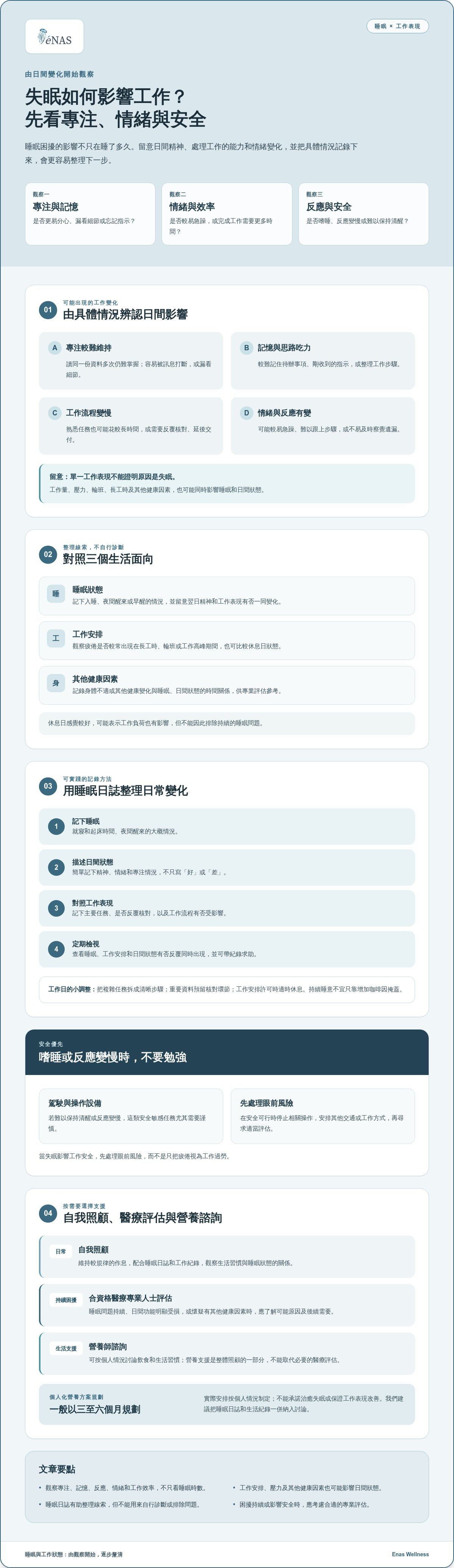 失眠 影響工作