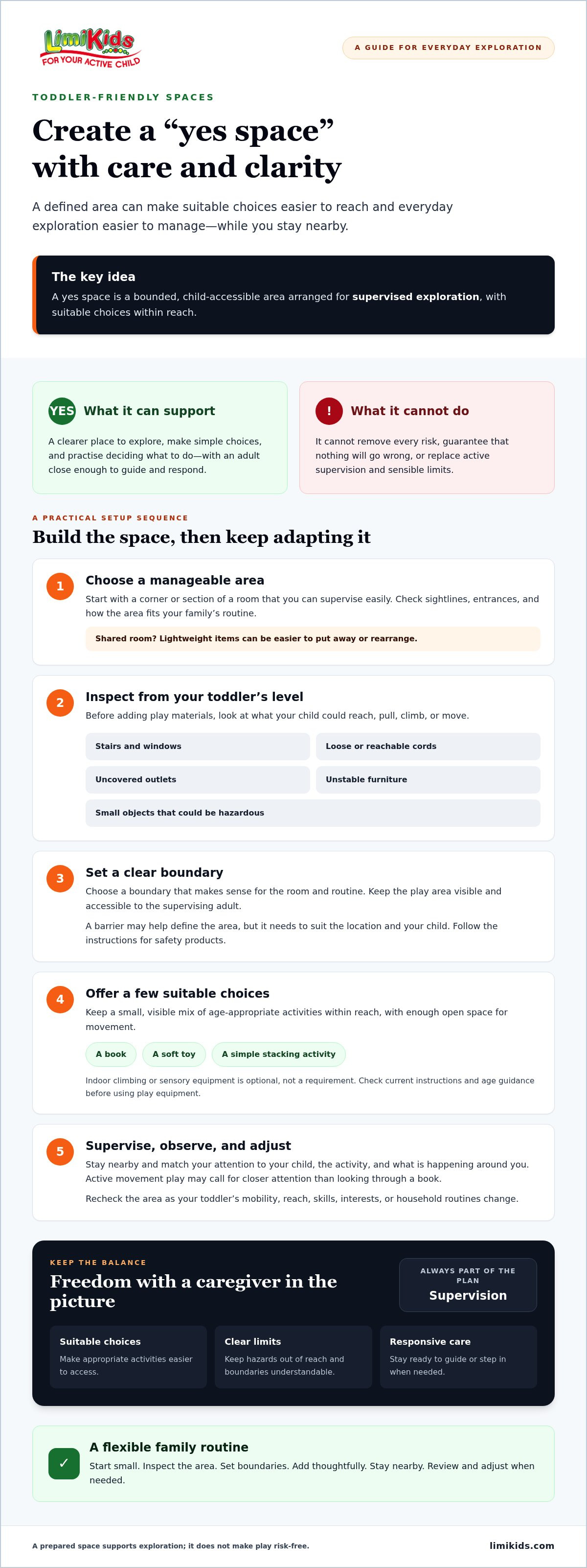 Creating a yes space for toddlers