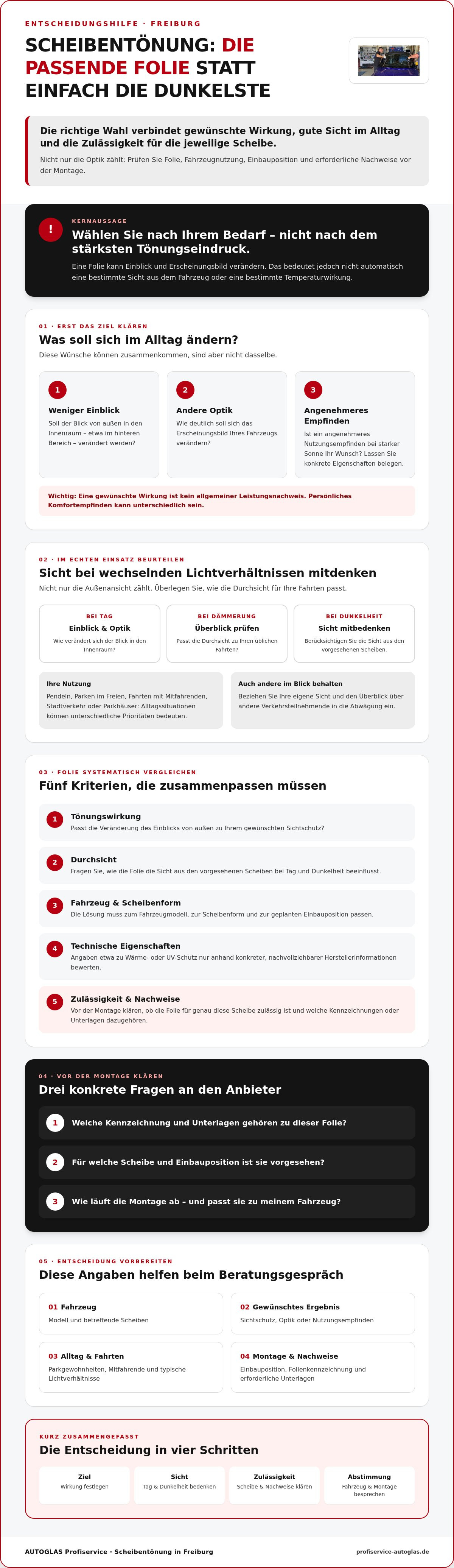 Scheibentönung Freiburg