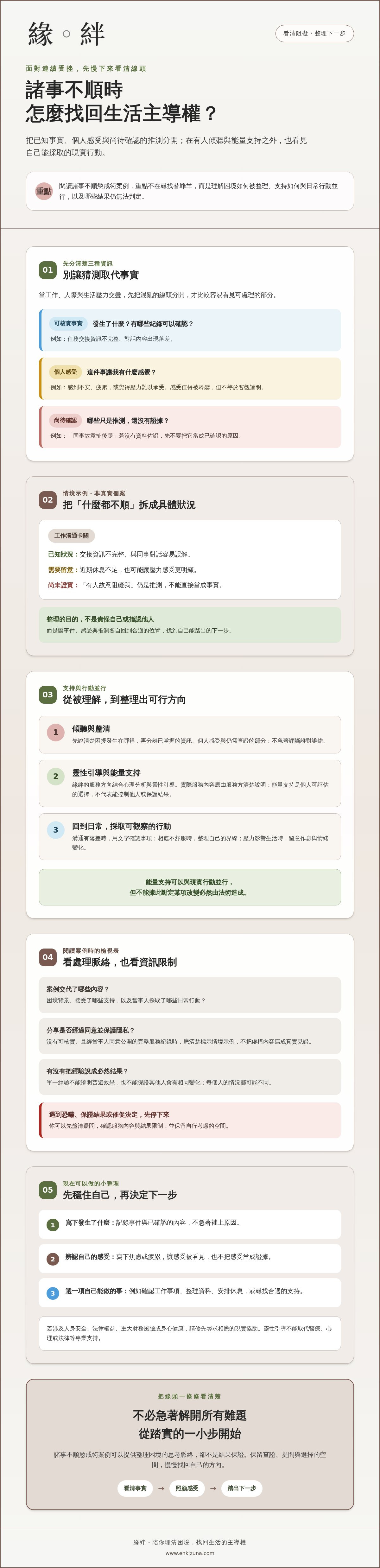 諸事不順懲戒術案例