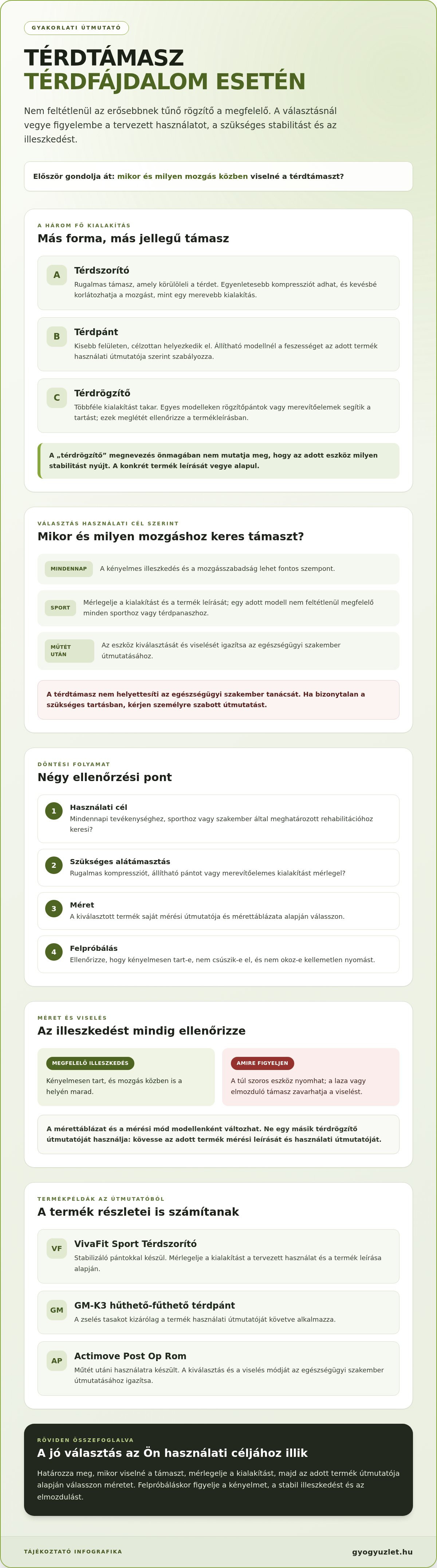 Térdrögzítő térdfájdalomra
