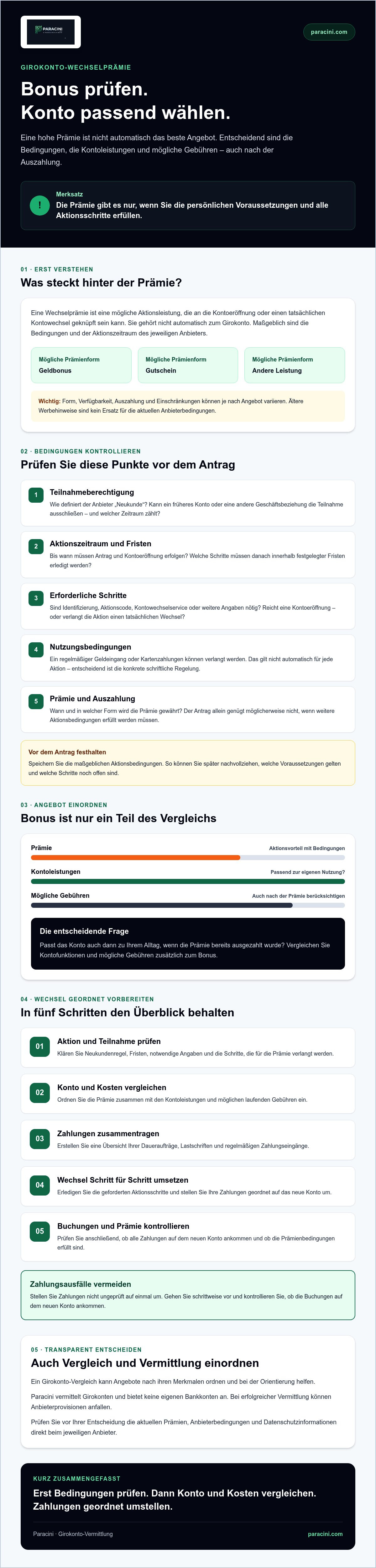 Girokonto wechsel prämie