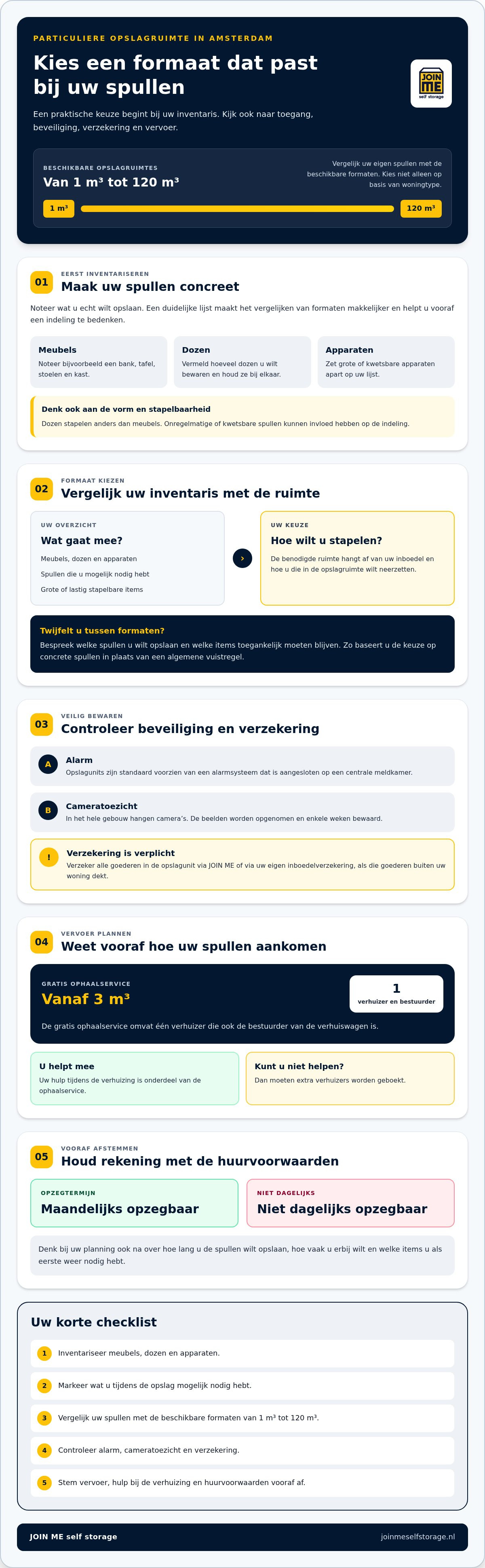 Particuliere opslagruimte Amsterdam