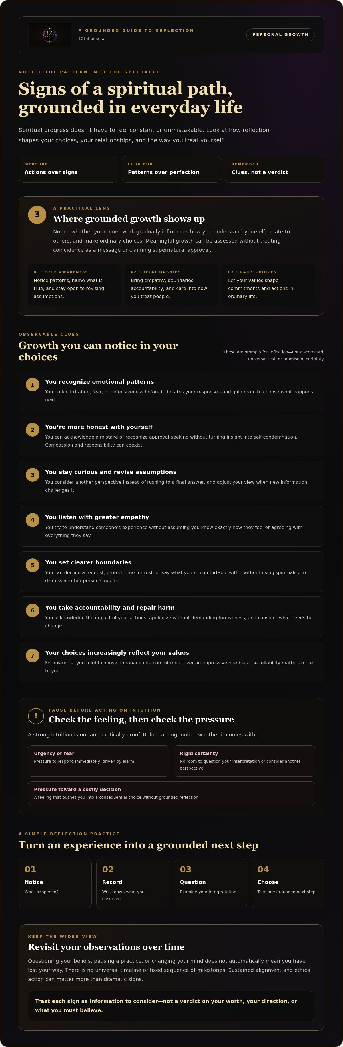 Signs you are on the right spiritual path