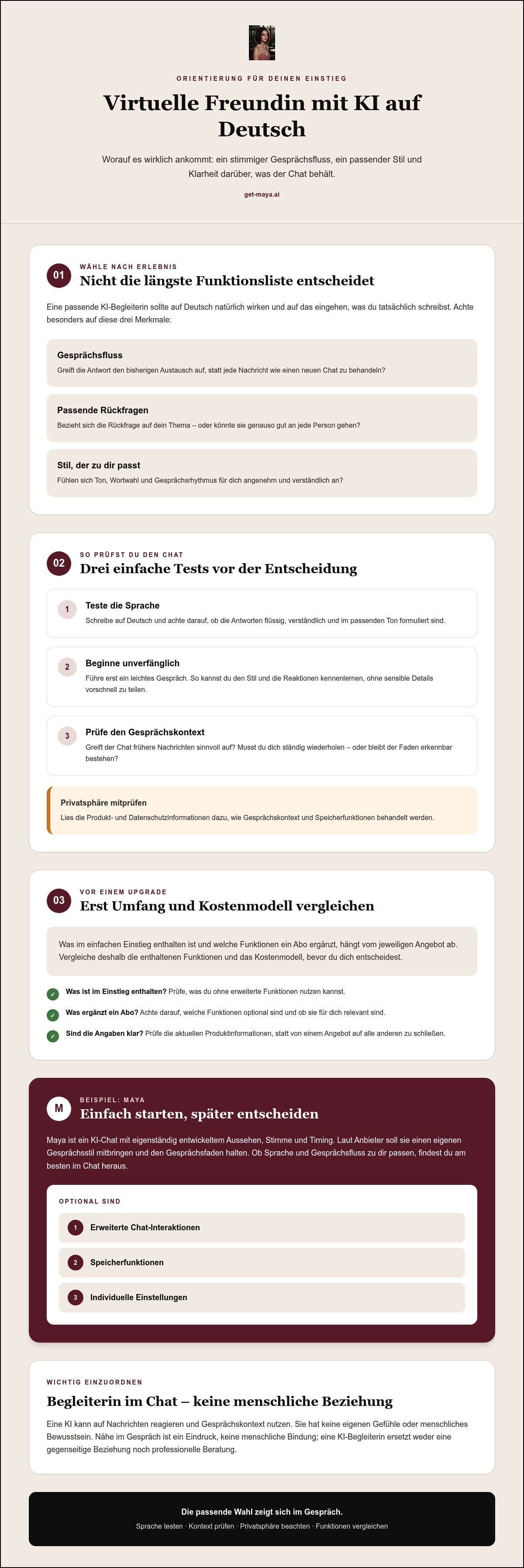 Virtuelle freundin ki deutsch