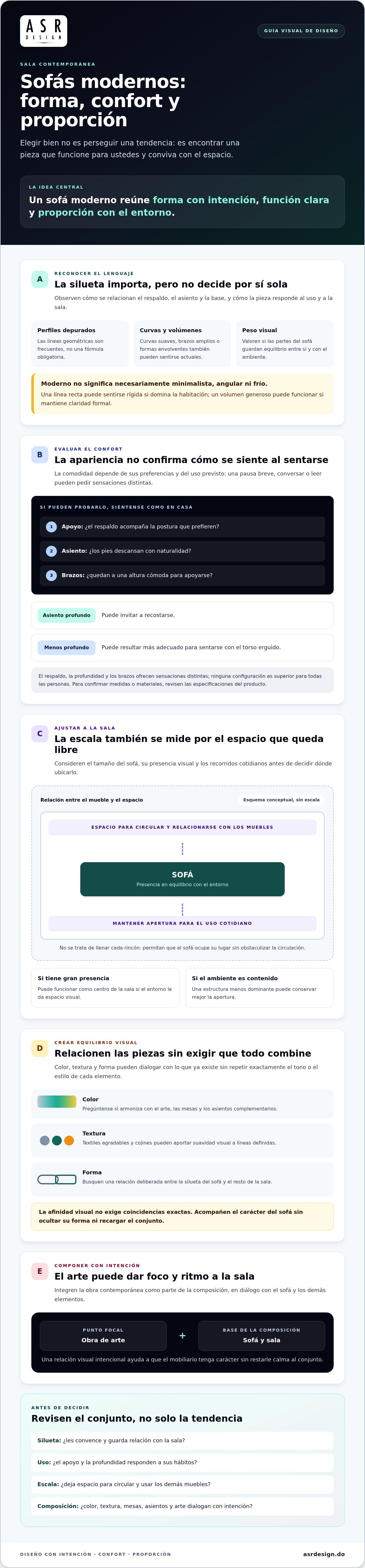 Sofás modernos
