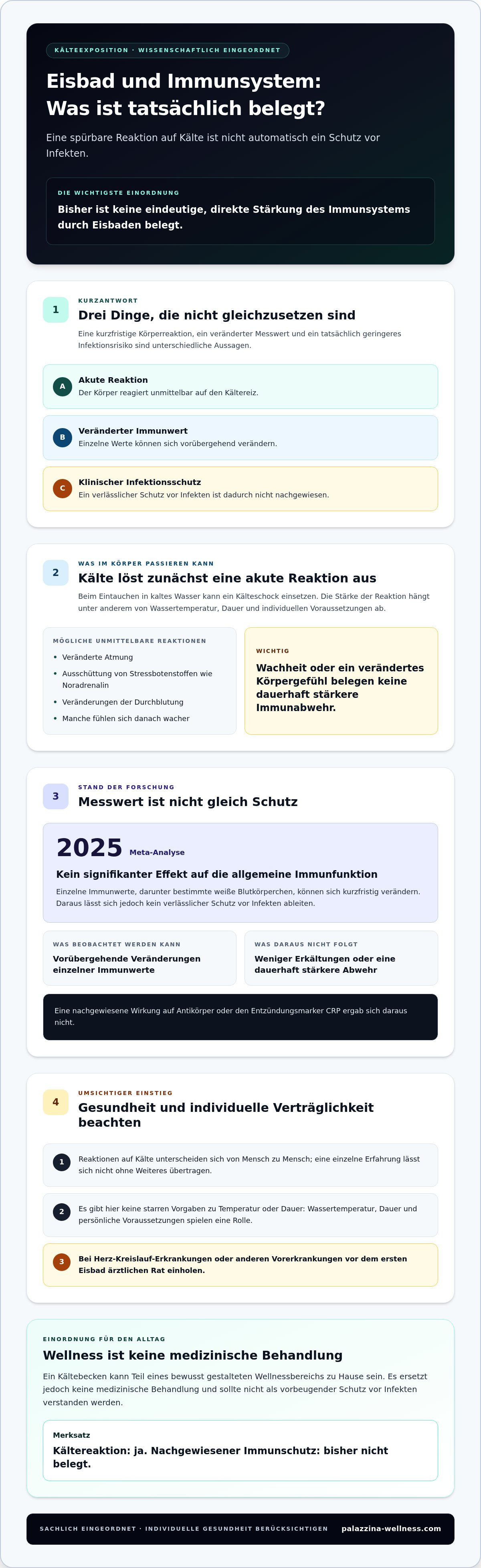 Eisbad Vorteile für Immunsystem