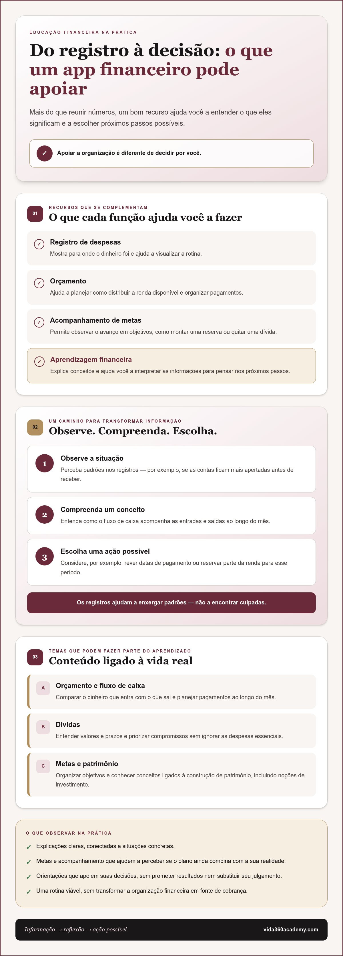 App de educação financeira