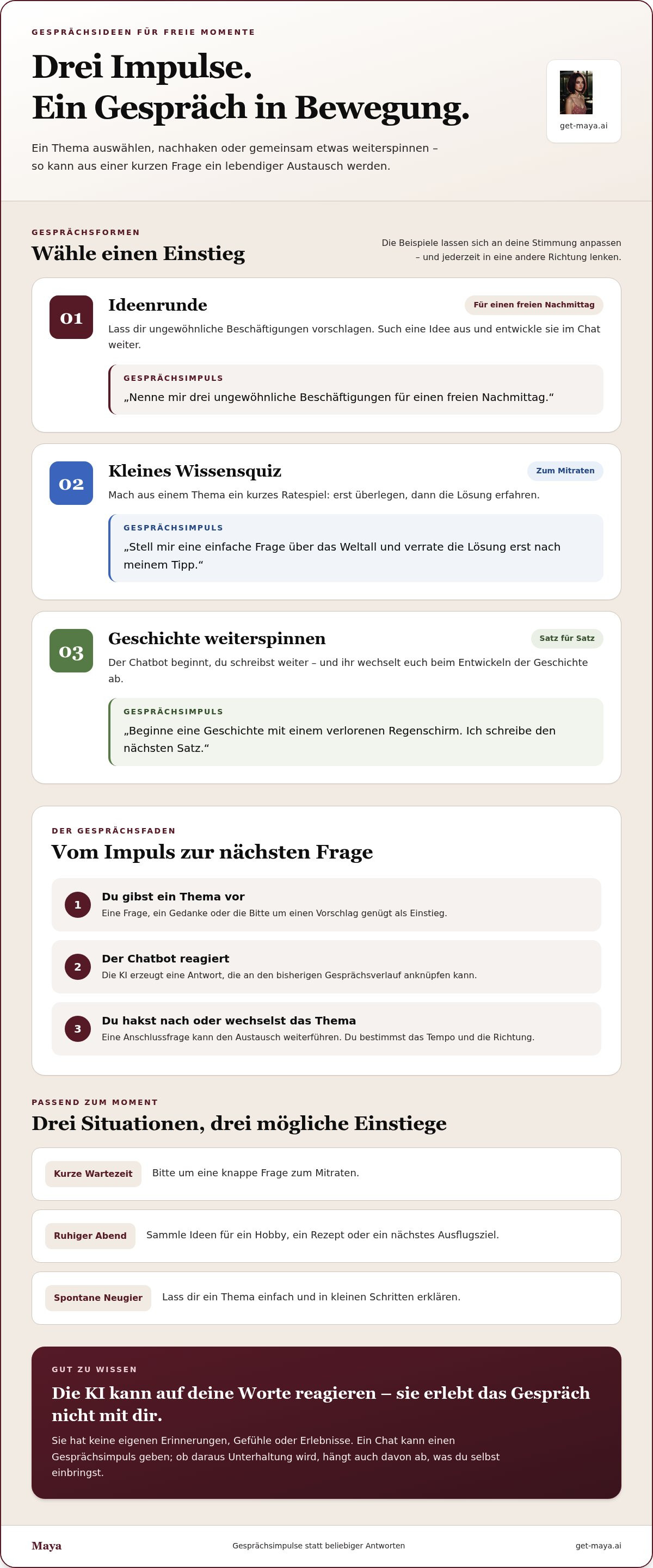 Chatbot gegen Langeweile