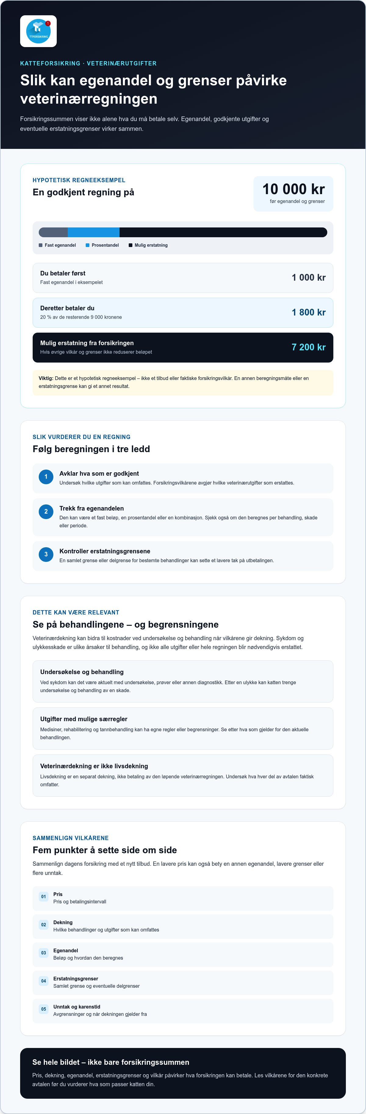 Katteforsikring veterinærutgifter