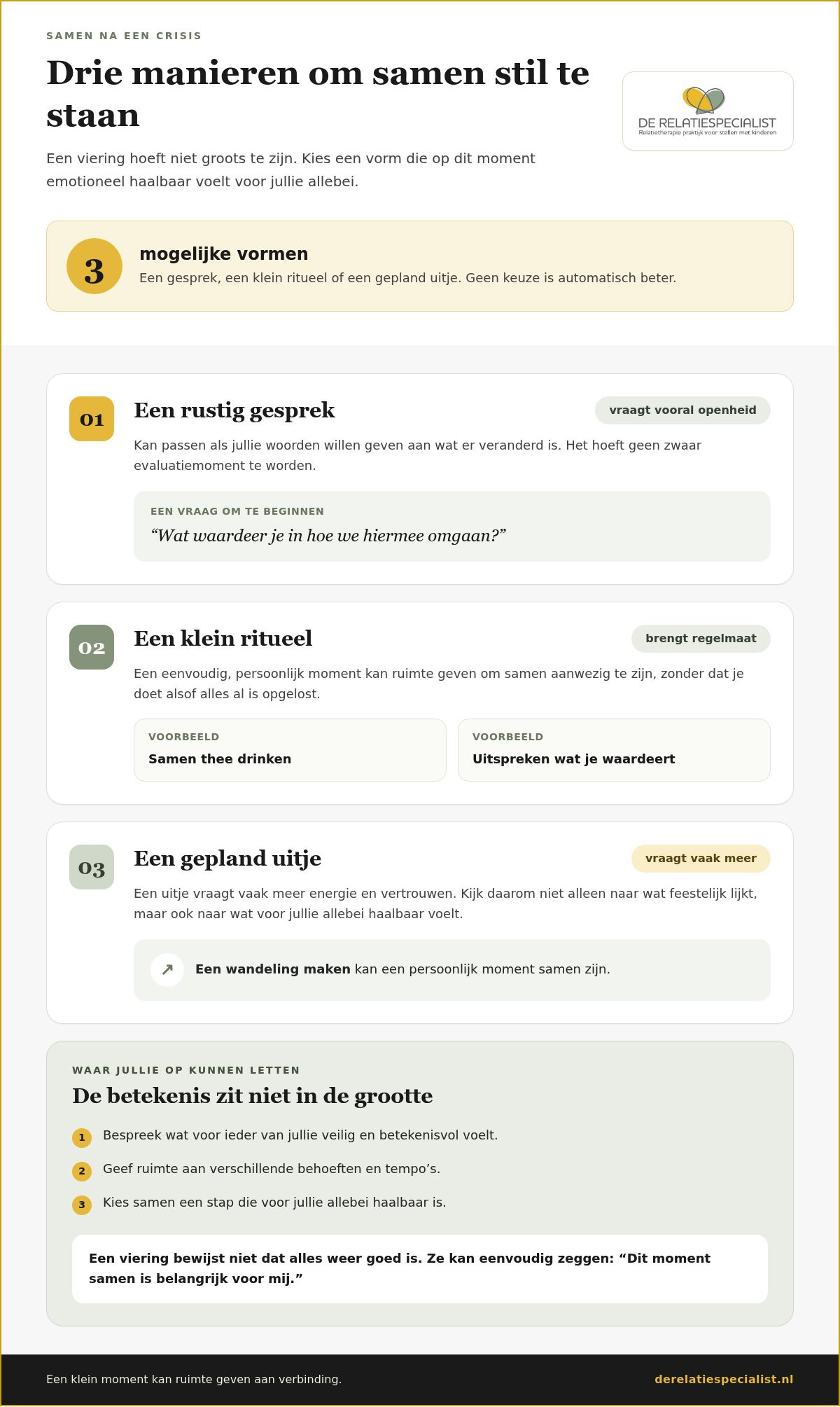 De liefde vieren na een crisis