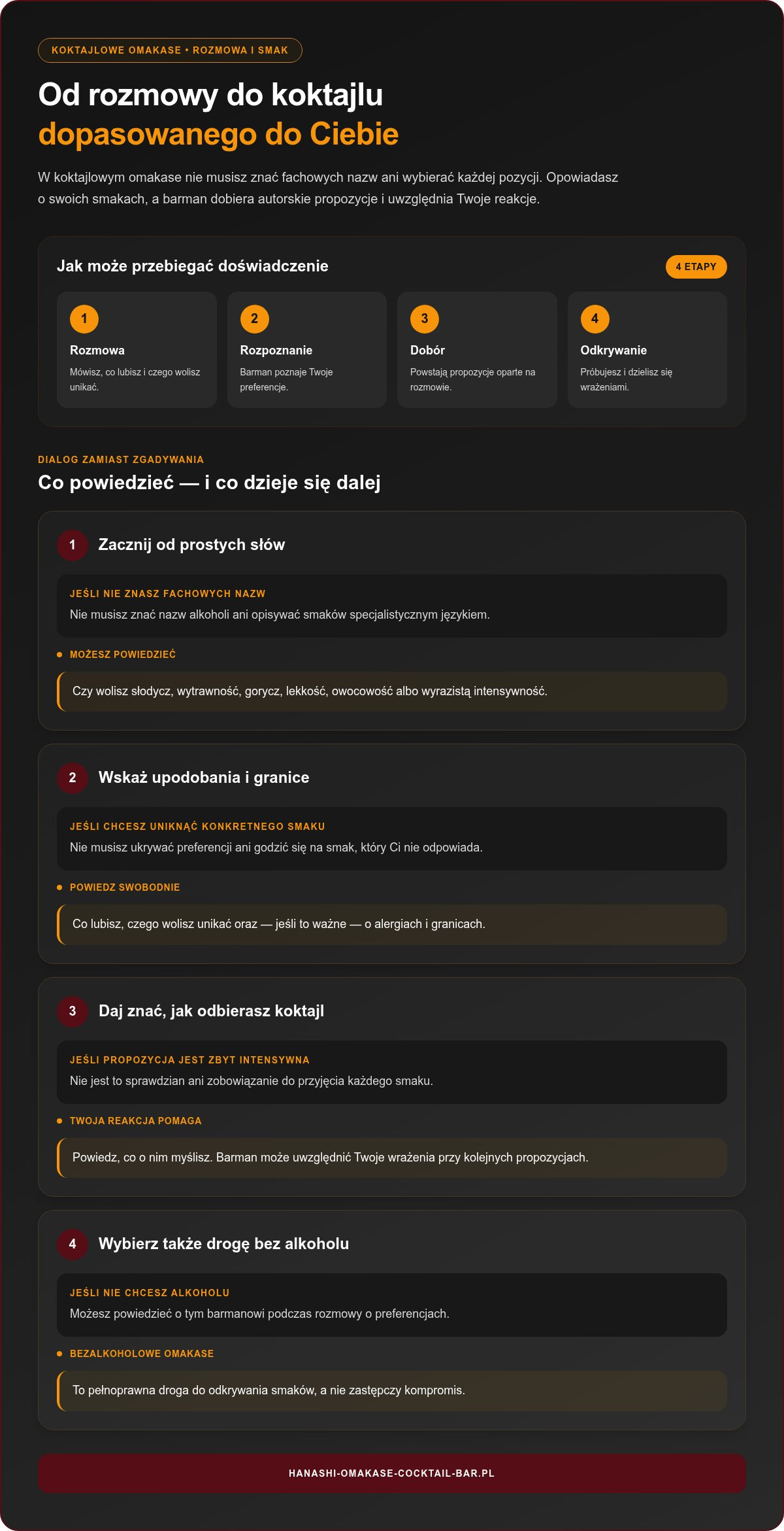 Czym jest omakase