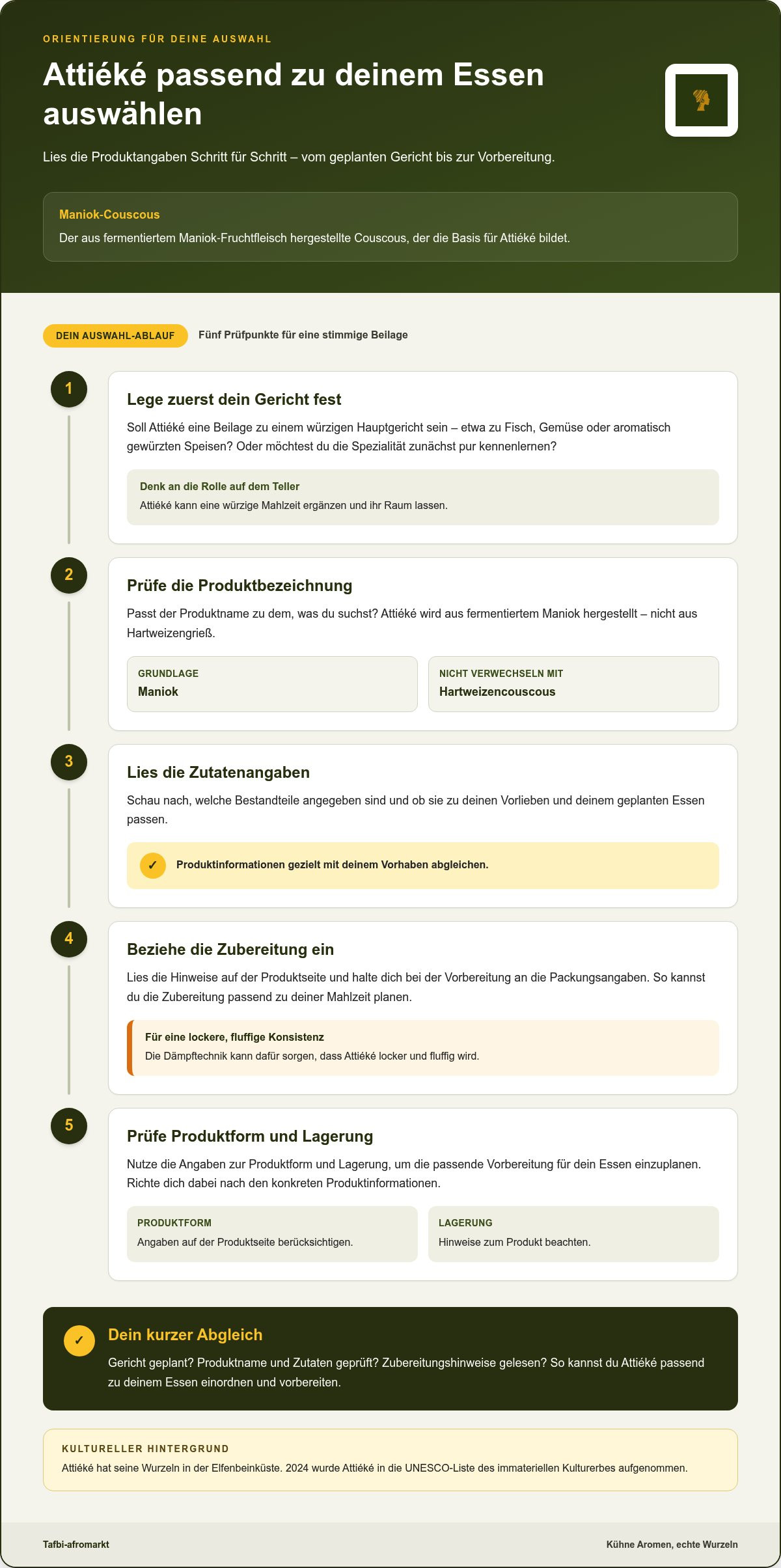 Attiéké online bestellen