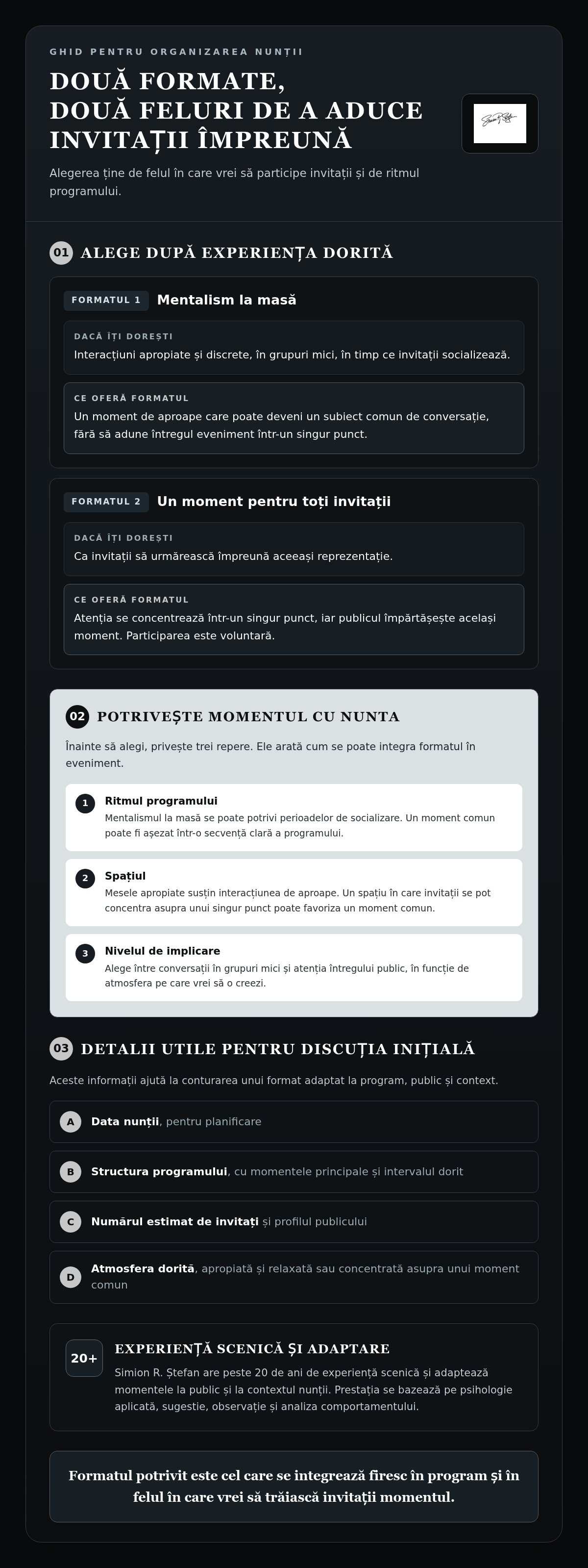 Cât costă un mentalist pentru o nuntă