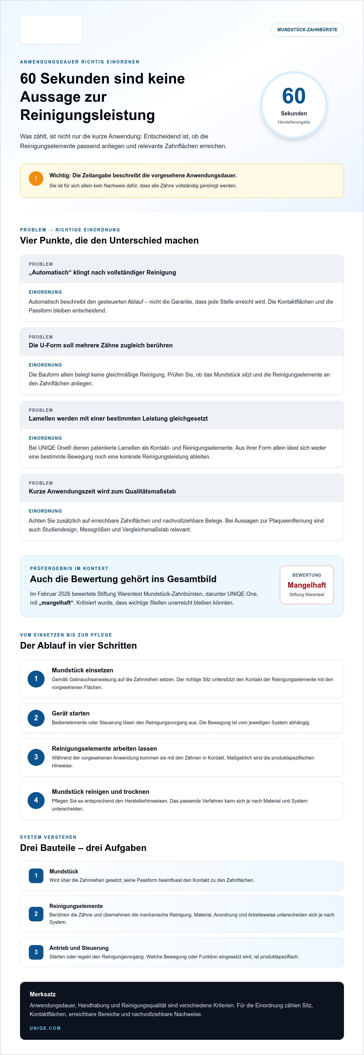 Automatische zahnbürste mundstück