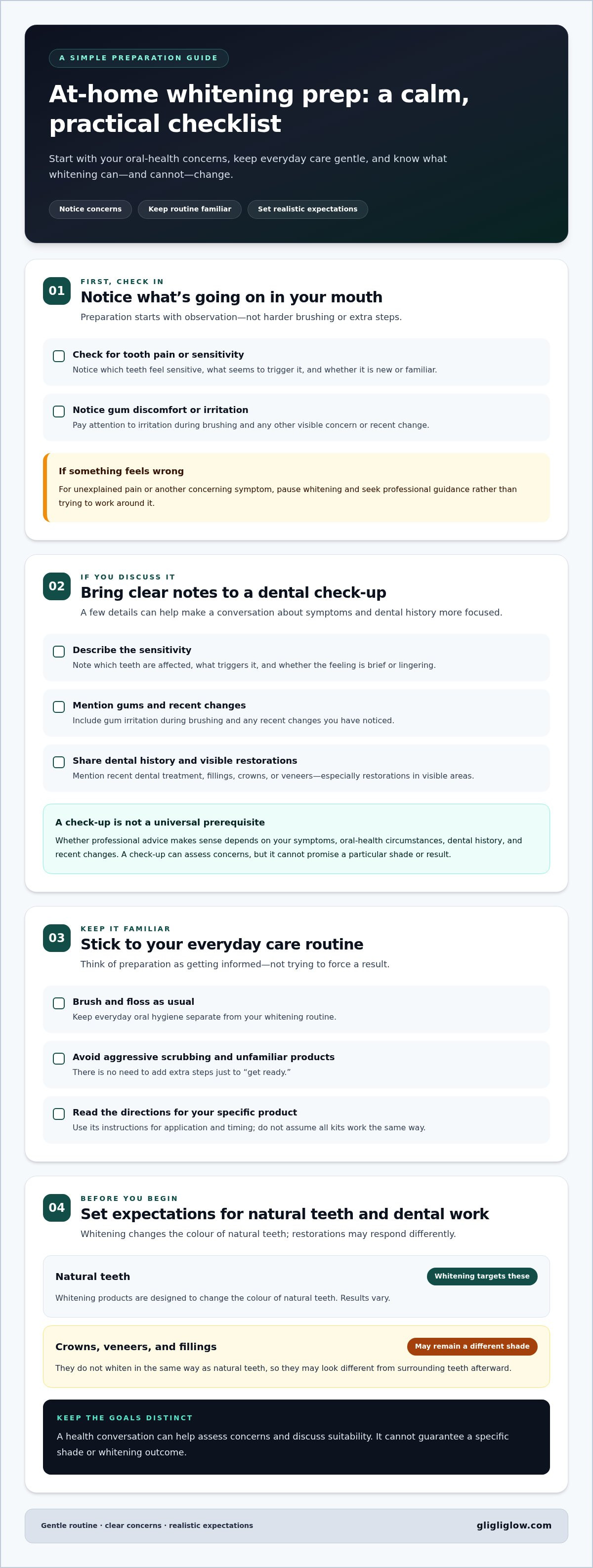 How to prep teeth for at-home whitening