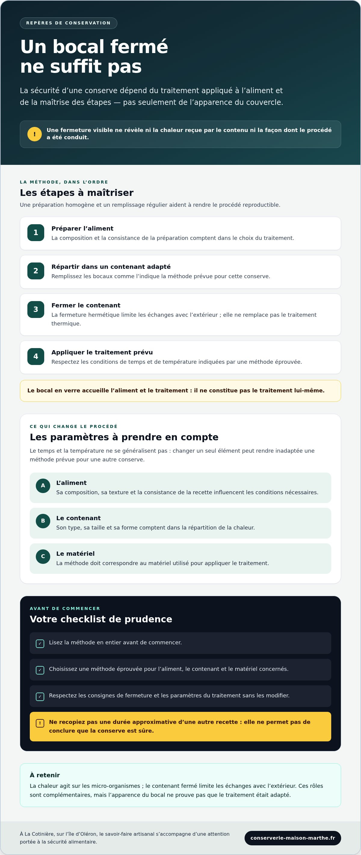 La stérilisation des conserves expliquée