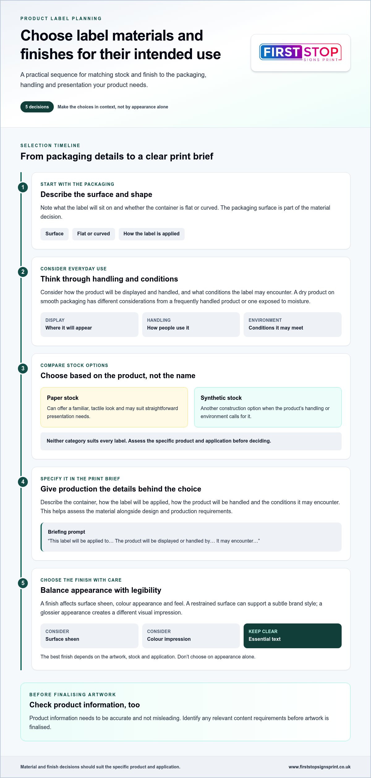 How to get professional product labels