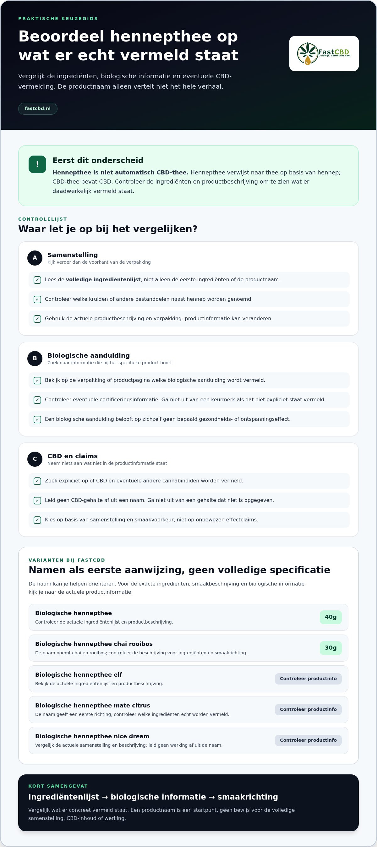 Bio-Hanftee kaufen