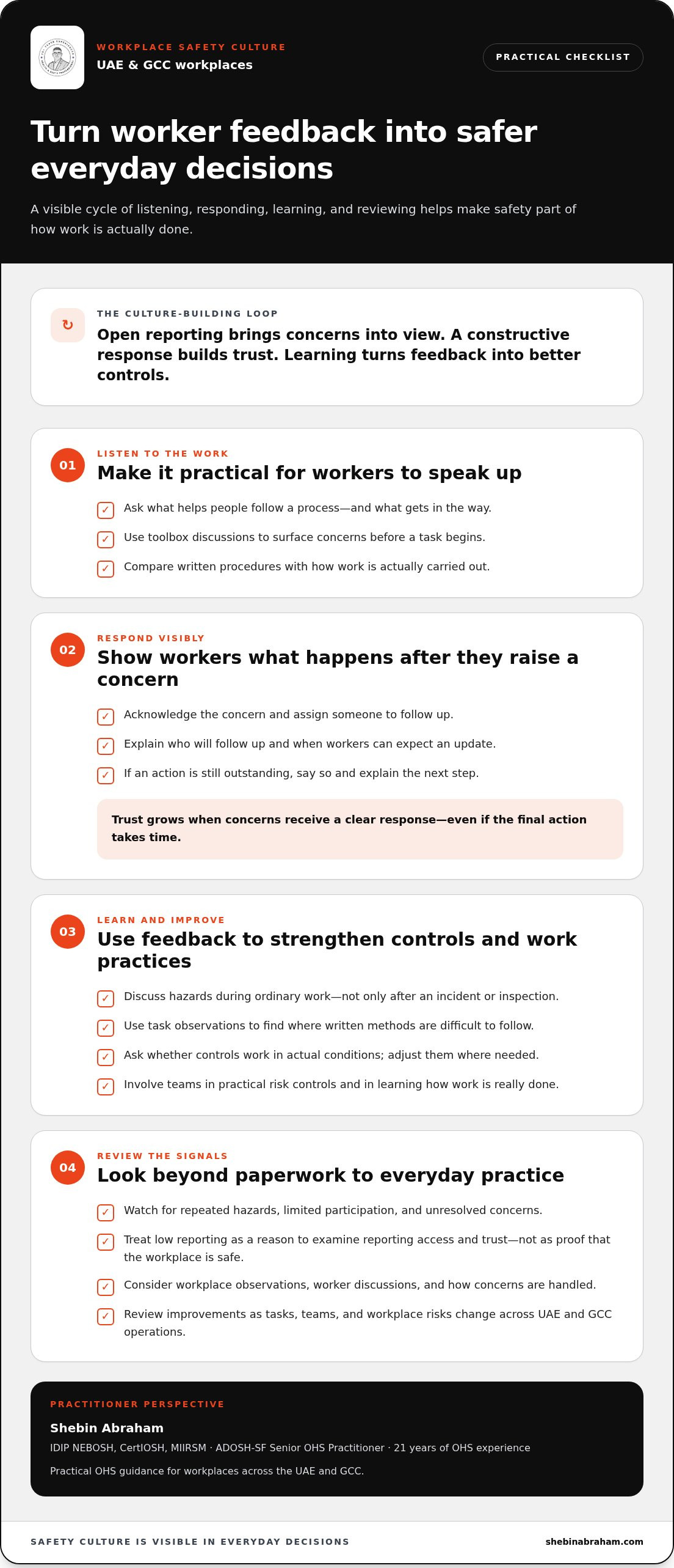 How to improve safety culture in the workplace