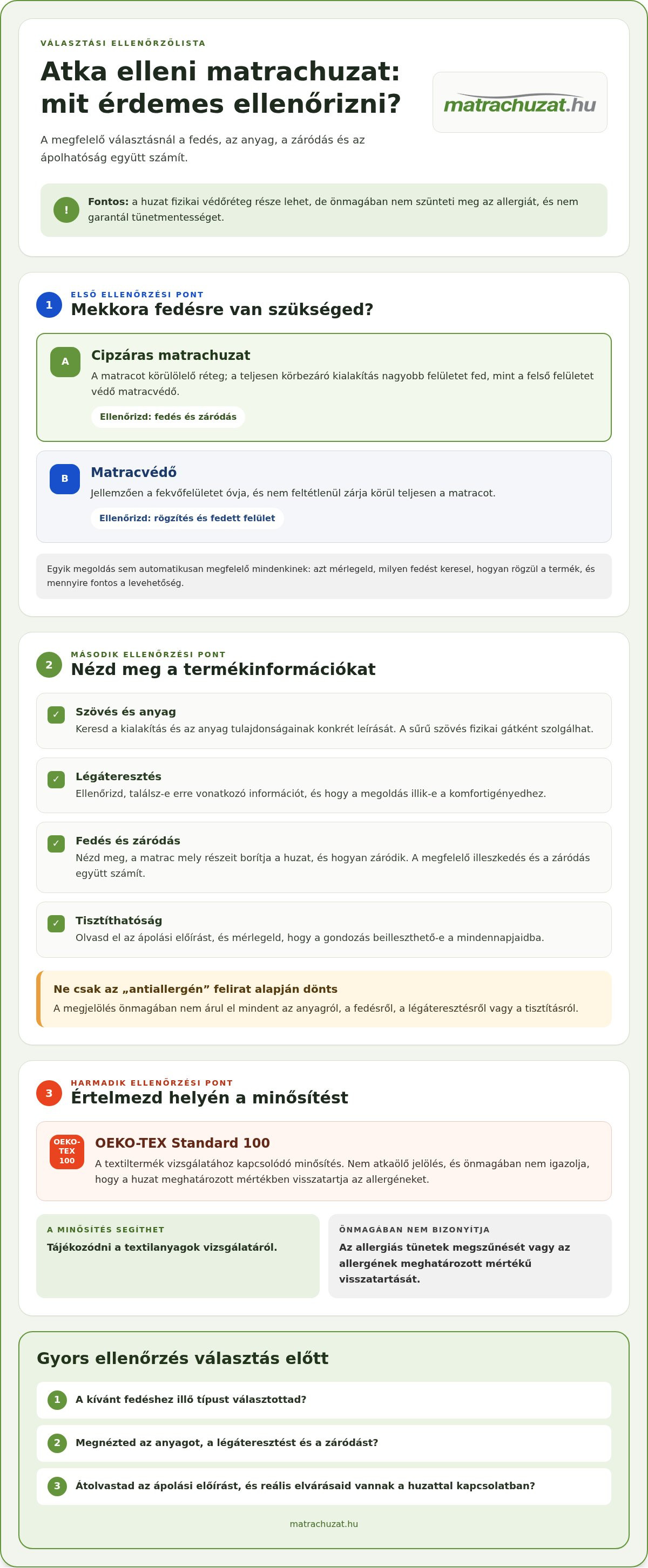 Atka elleni matrachuzat porallergiára