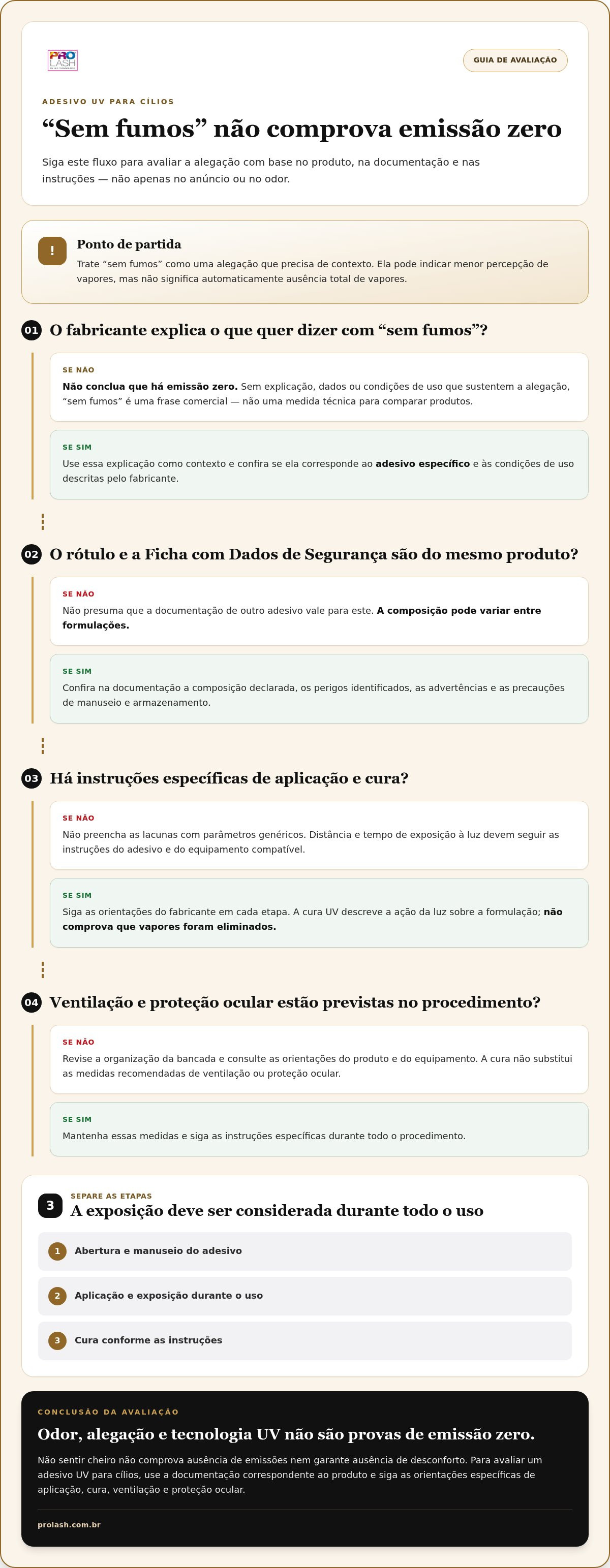 Adesivo uv cilios sem fumos