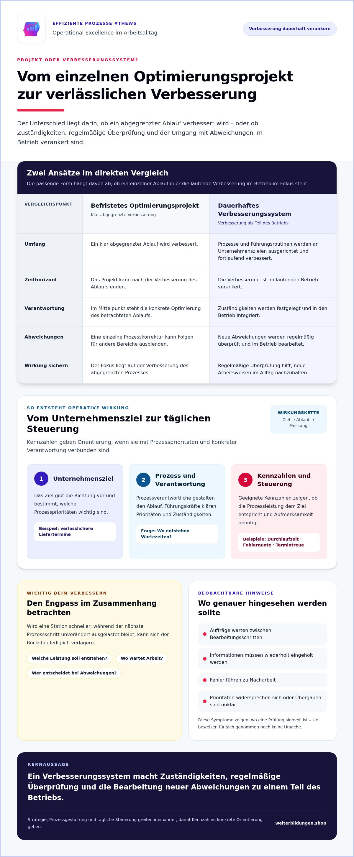Operational Excellence Beratung