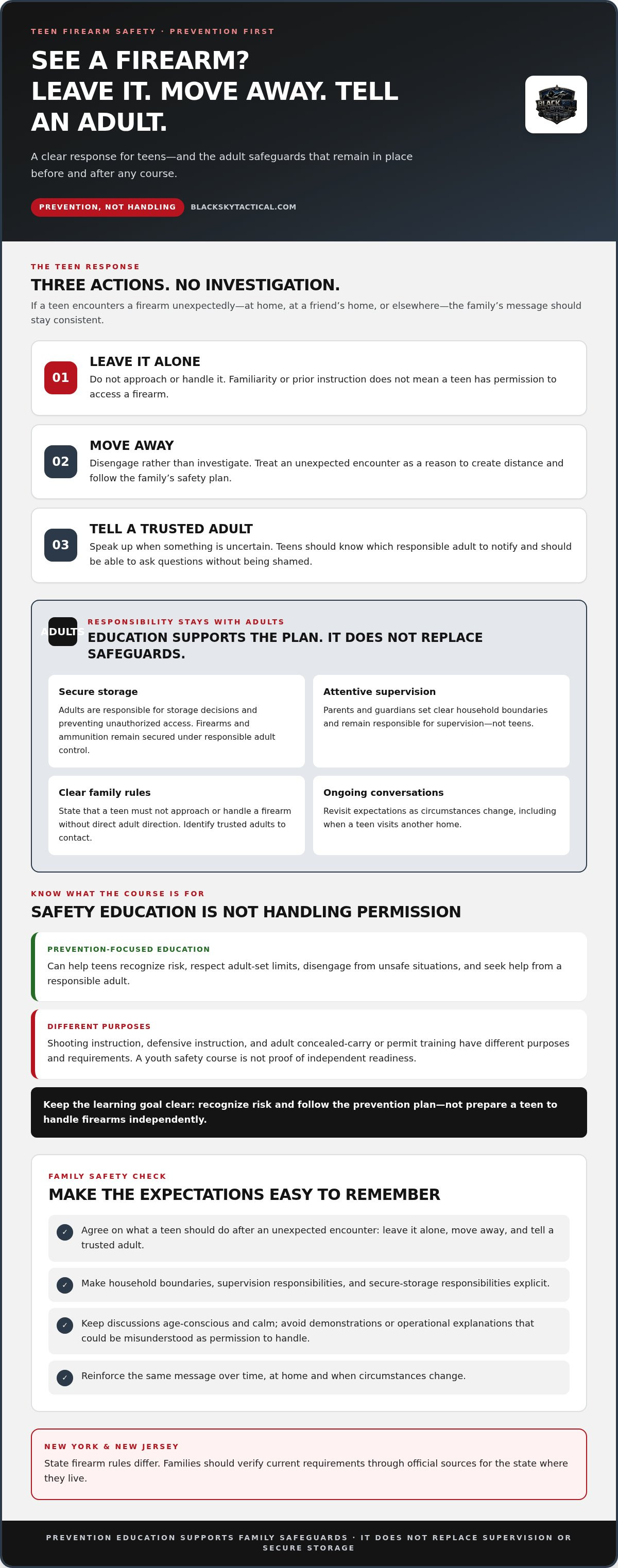 Gun safety course for teens