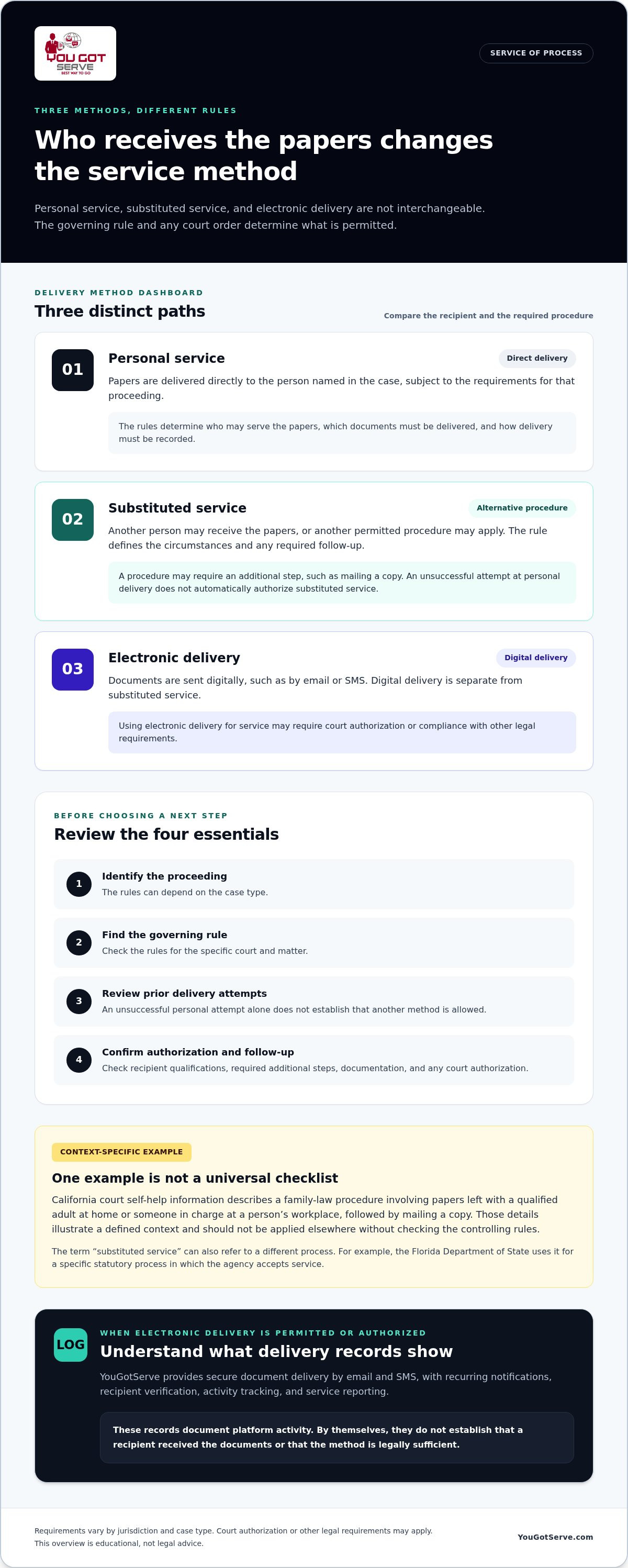 Substitute service of process