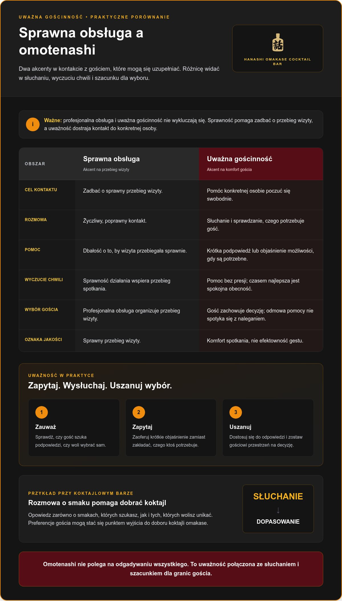 Japońska sztuka gościnności omotenashi