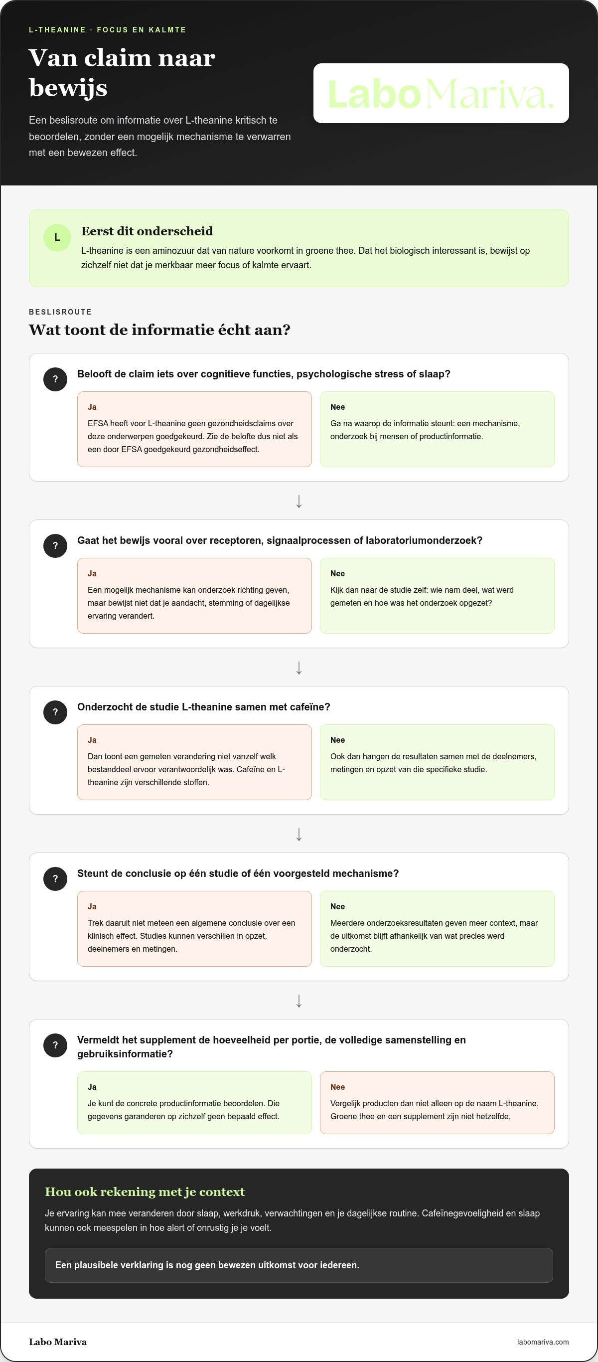 L-theanine voor focus en kalmte