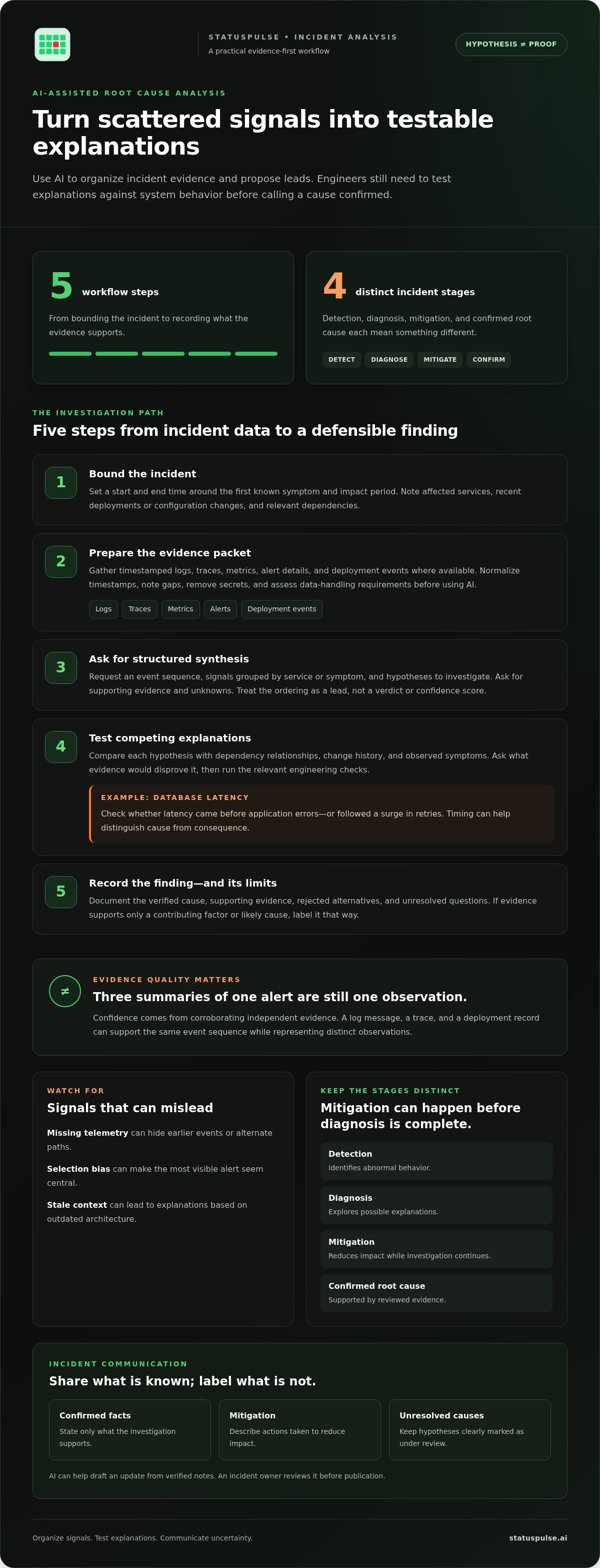 AI incident communication