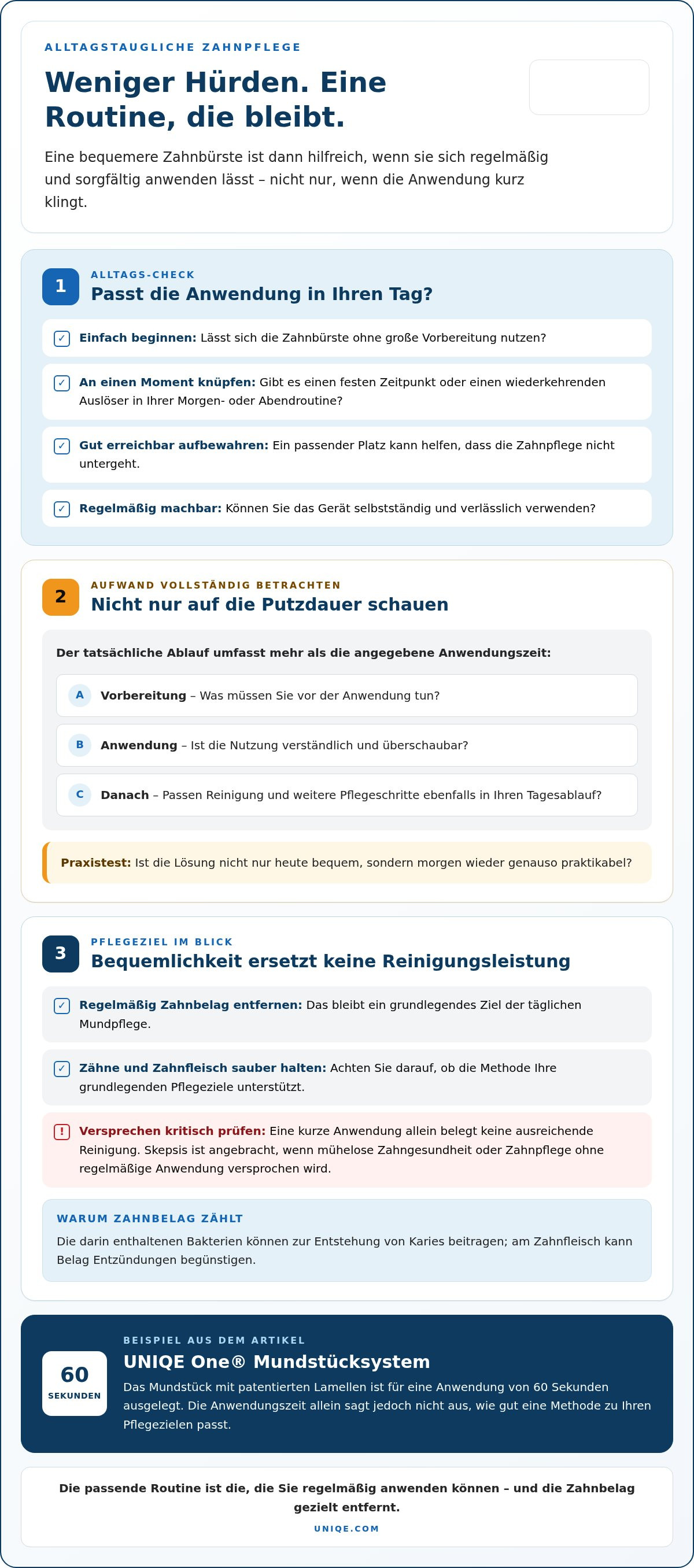 Zahnbürste für faule