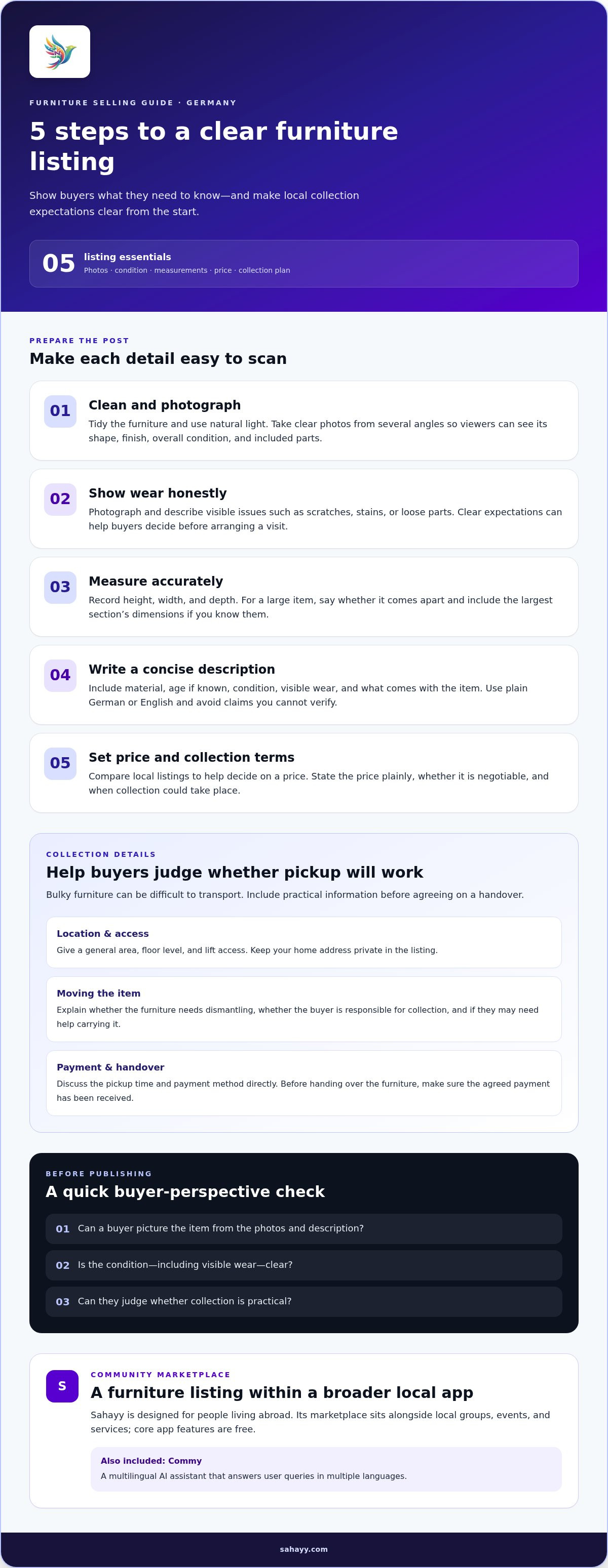 Sell furniture in germany app