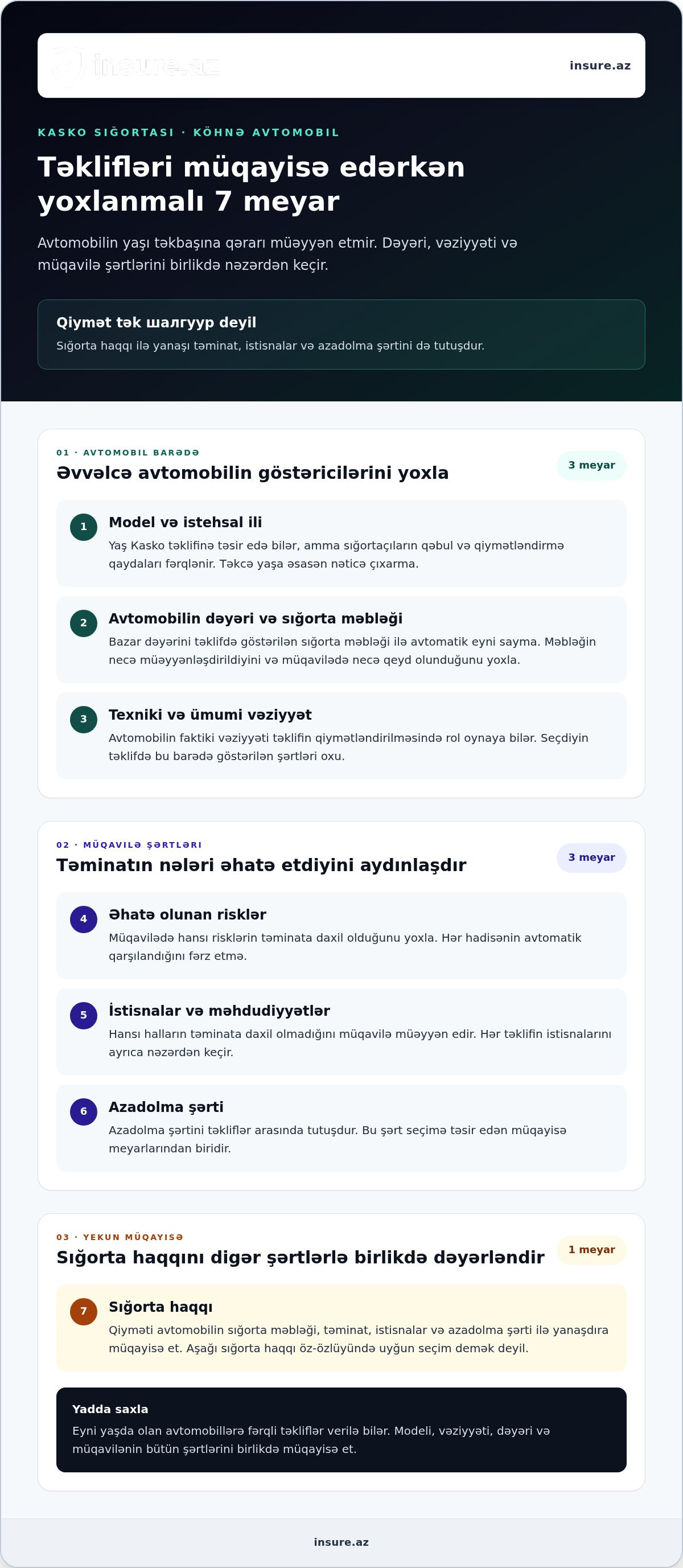 Köhnə avtomobillər üçün kasko