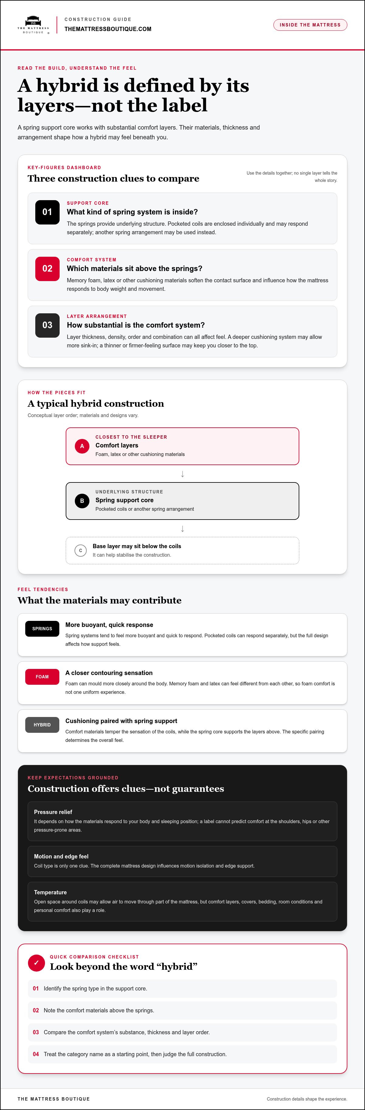 What is a hybrid mattress