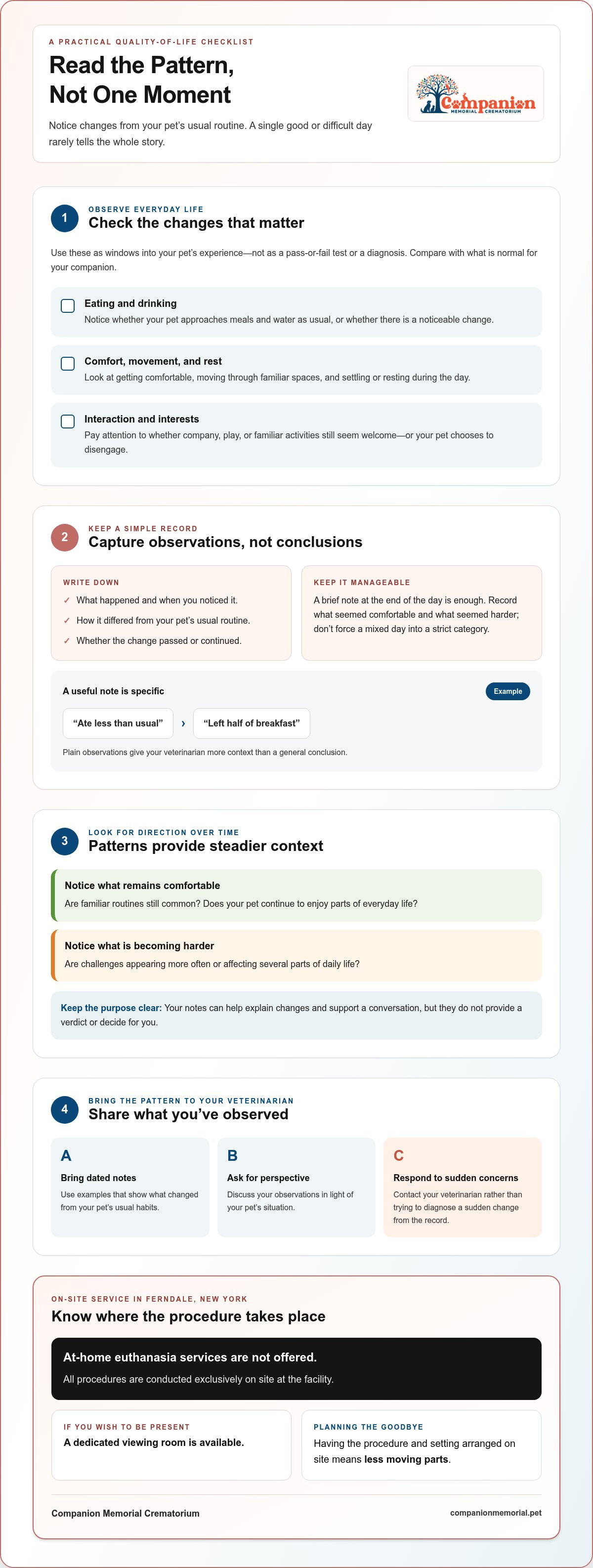 Making the decision for pet euthanasia