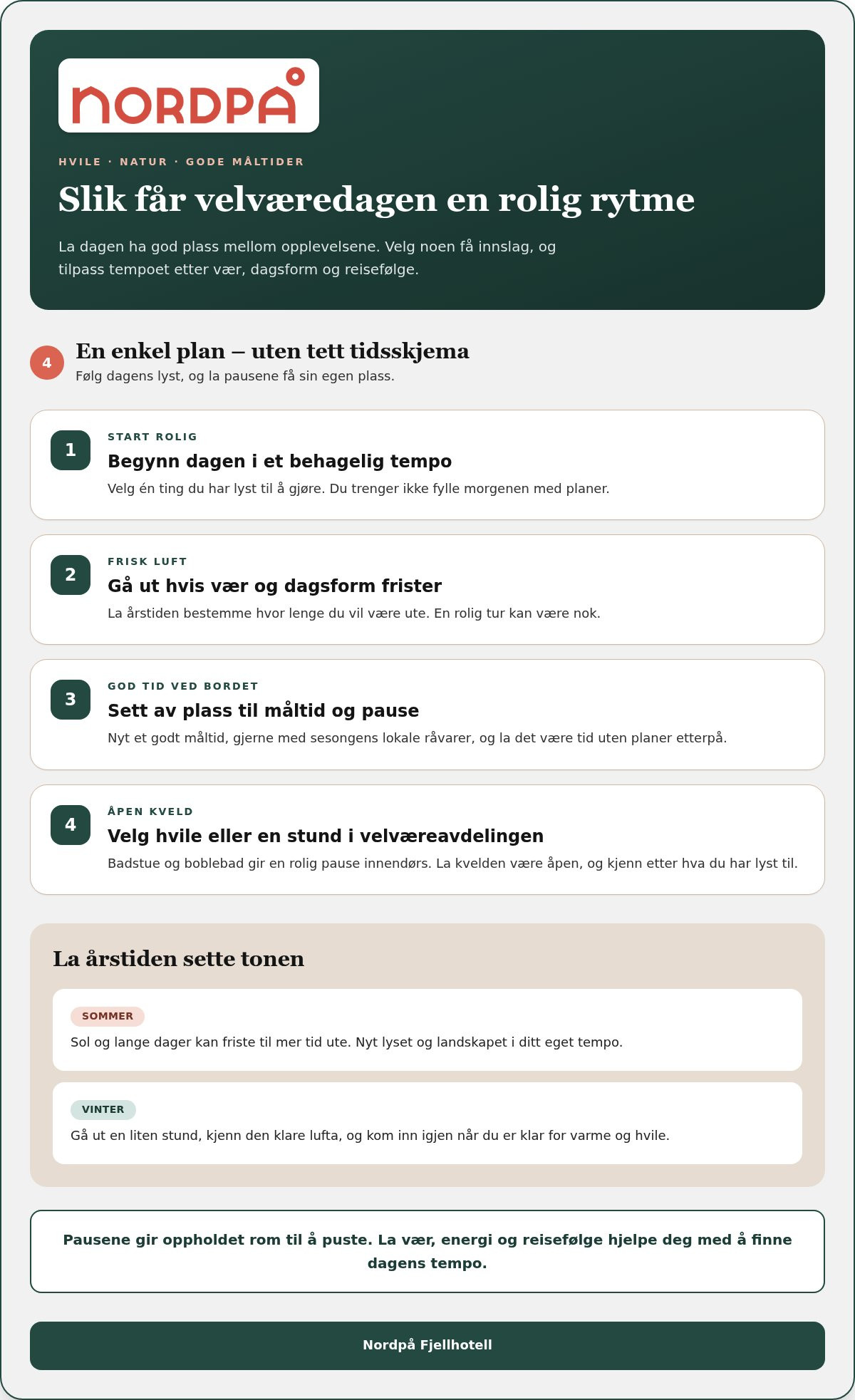 Velværeopphold Trøndelag