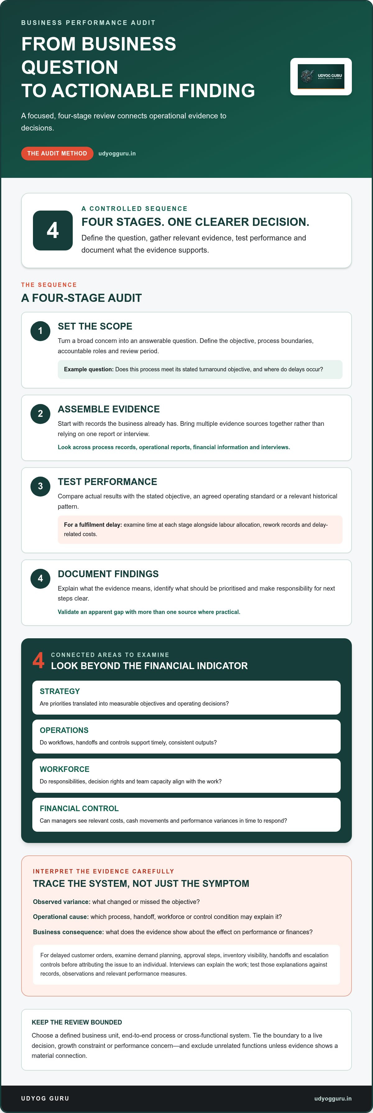 Business performance audit