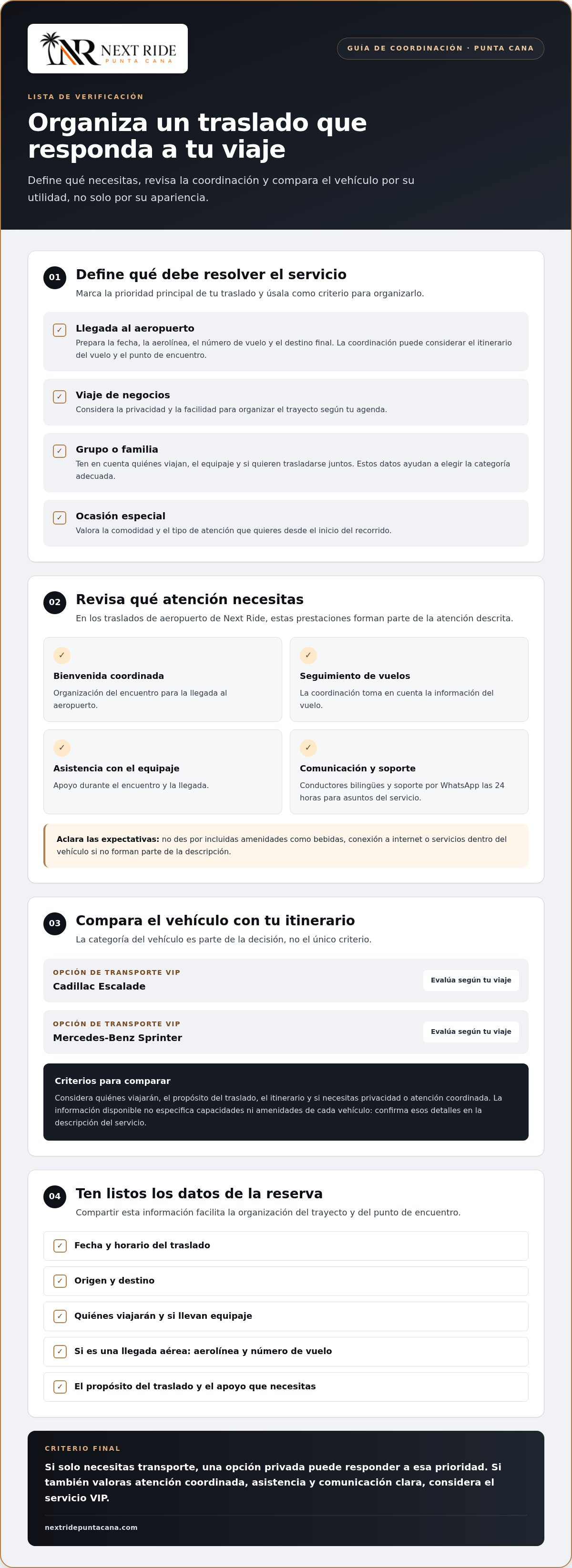 Traslado de lujo Punta Cana