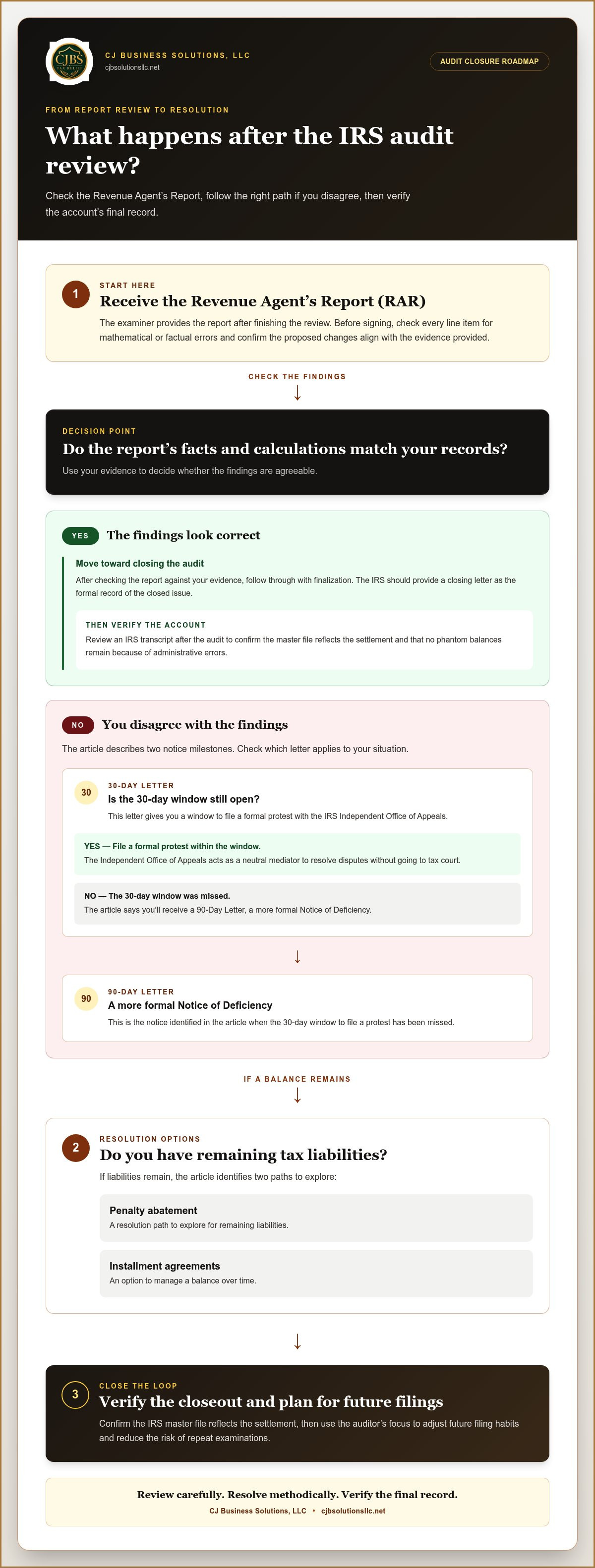 Navigate IRS audit process