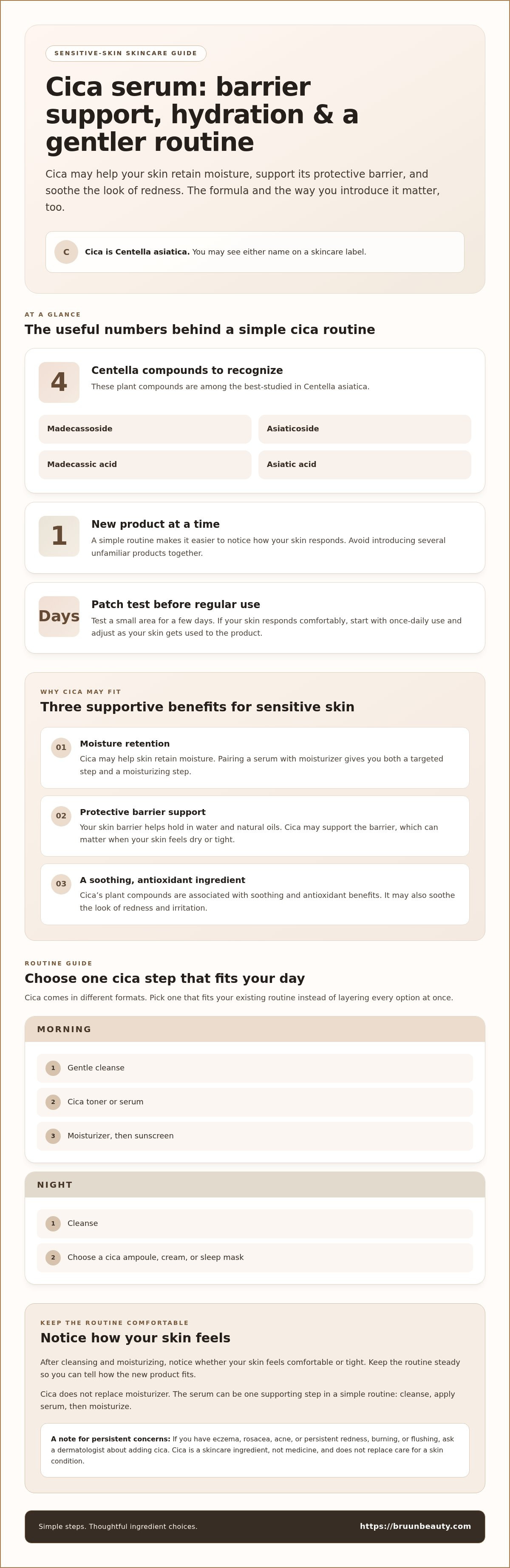 Cica serum benefits for sensitive skin