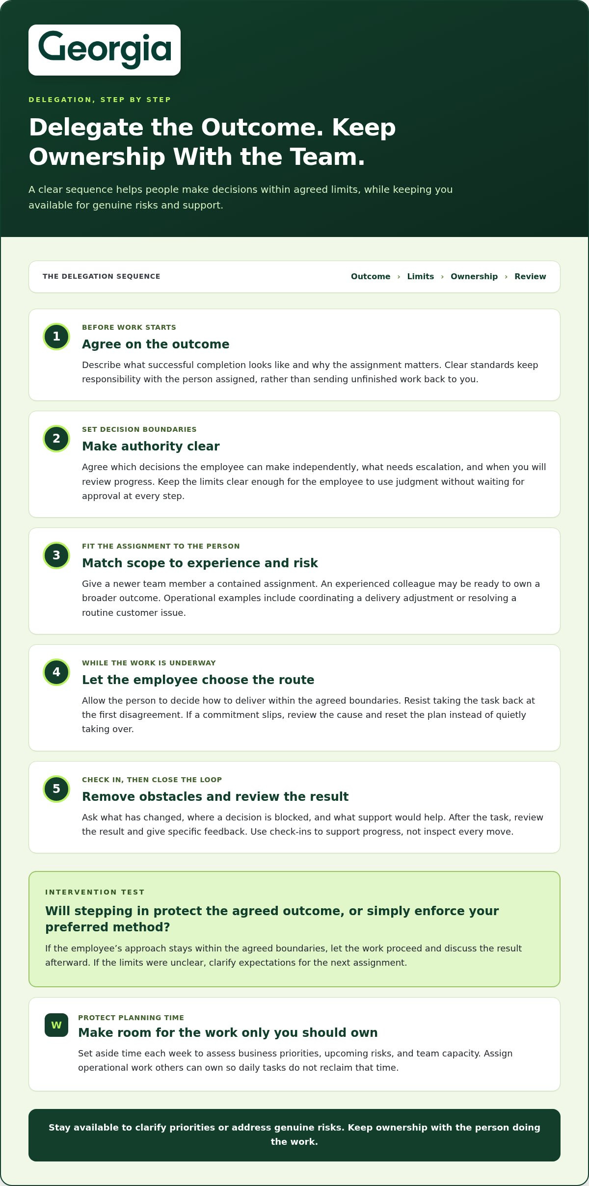 Avoiding common leadership mistakes