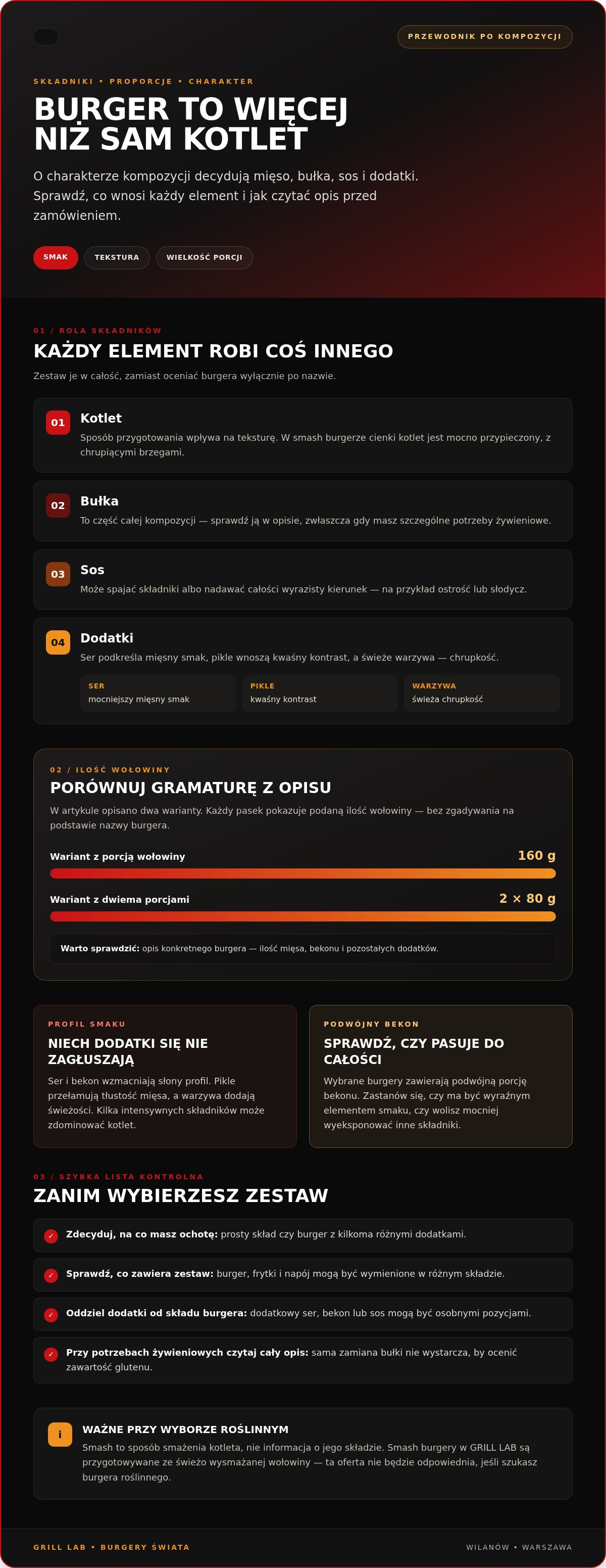 Smash burger Warszawa