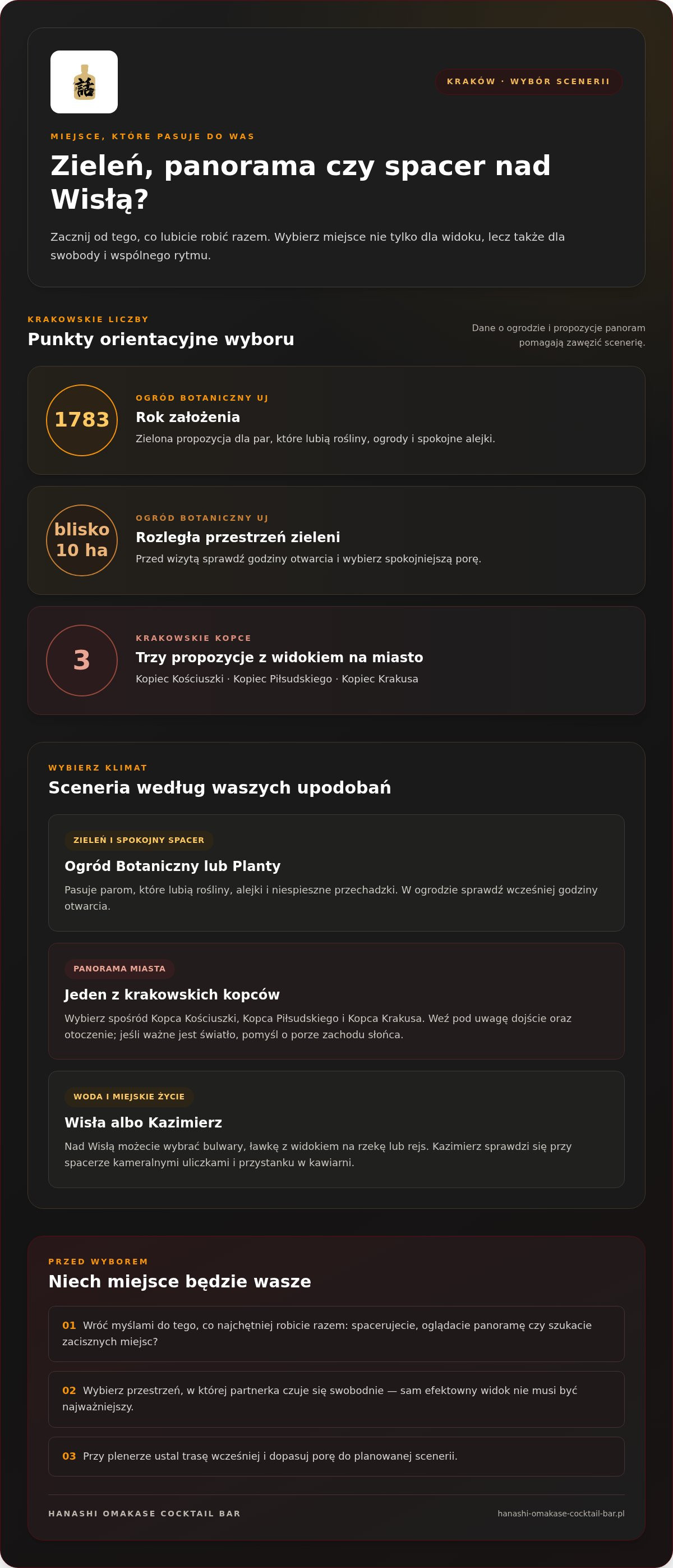 Kameralne miejsce na oświadczyny Kraków