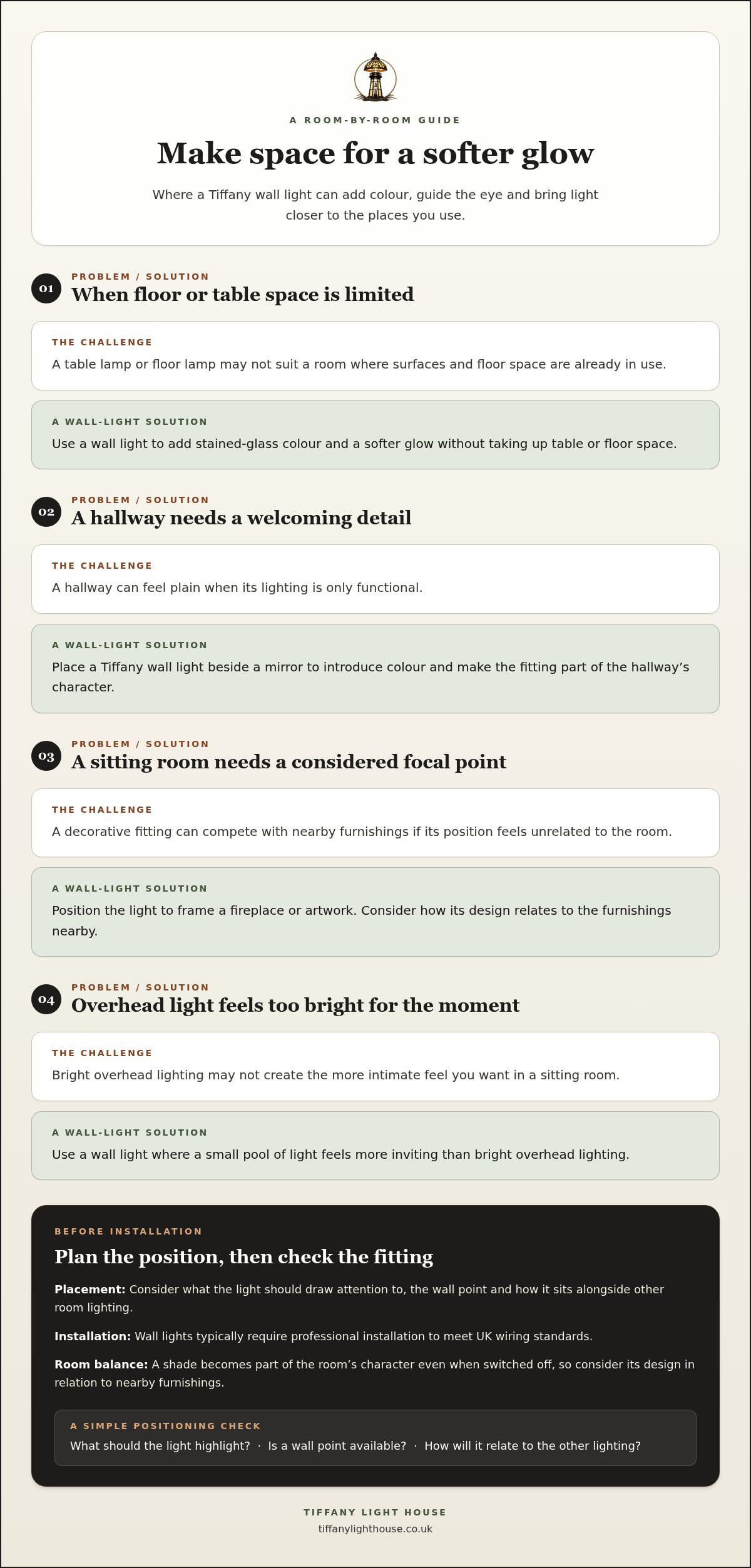 Tiffany-style lighting