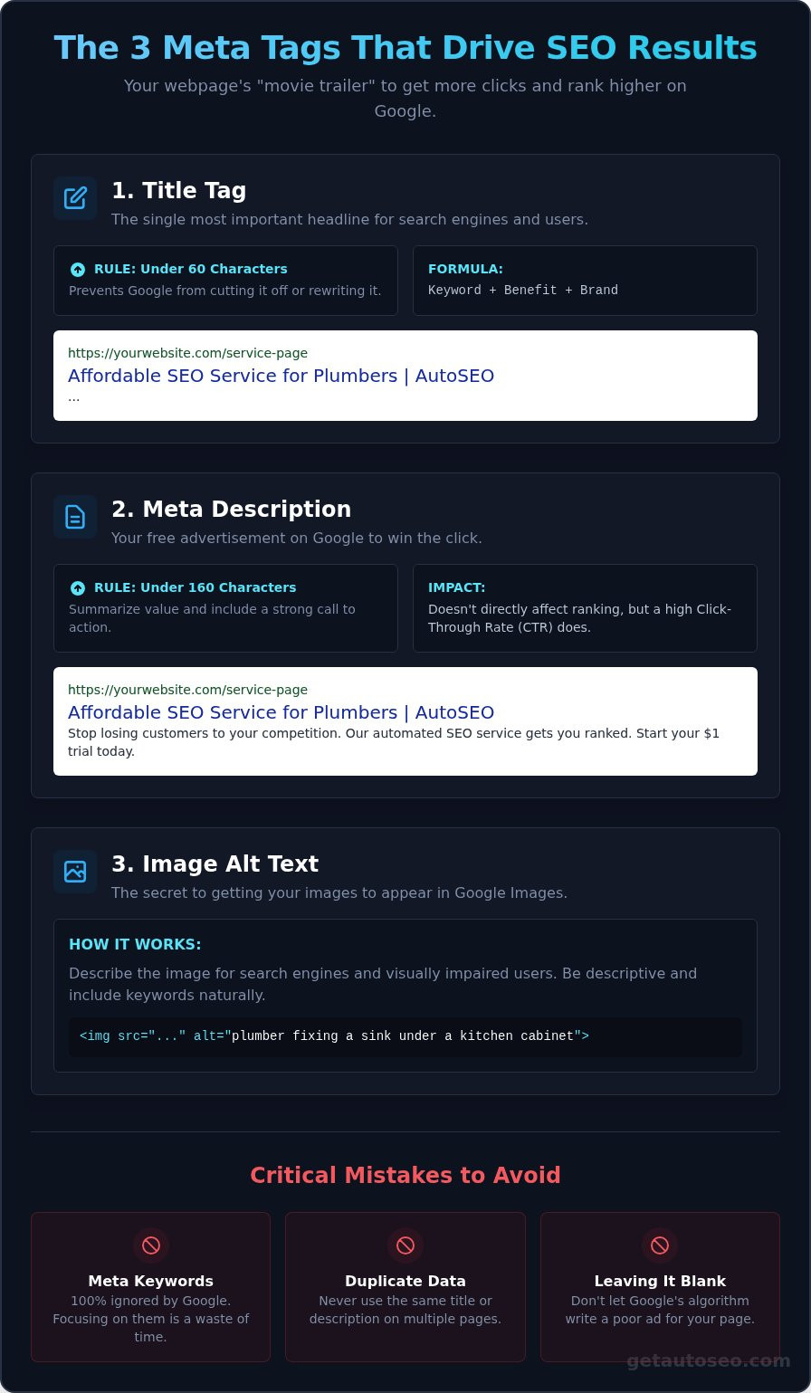 Meta data seo