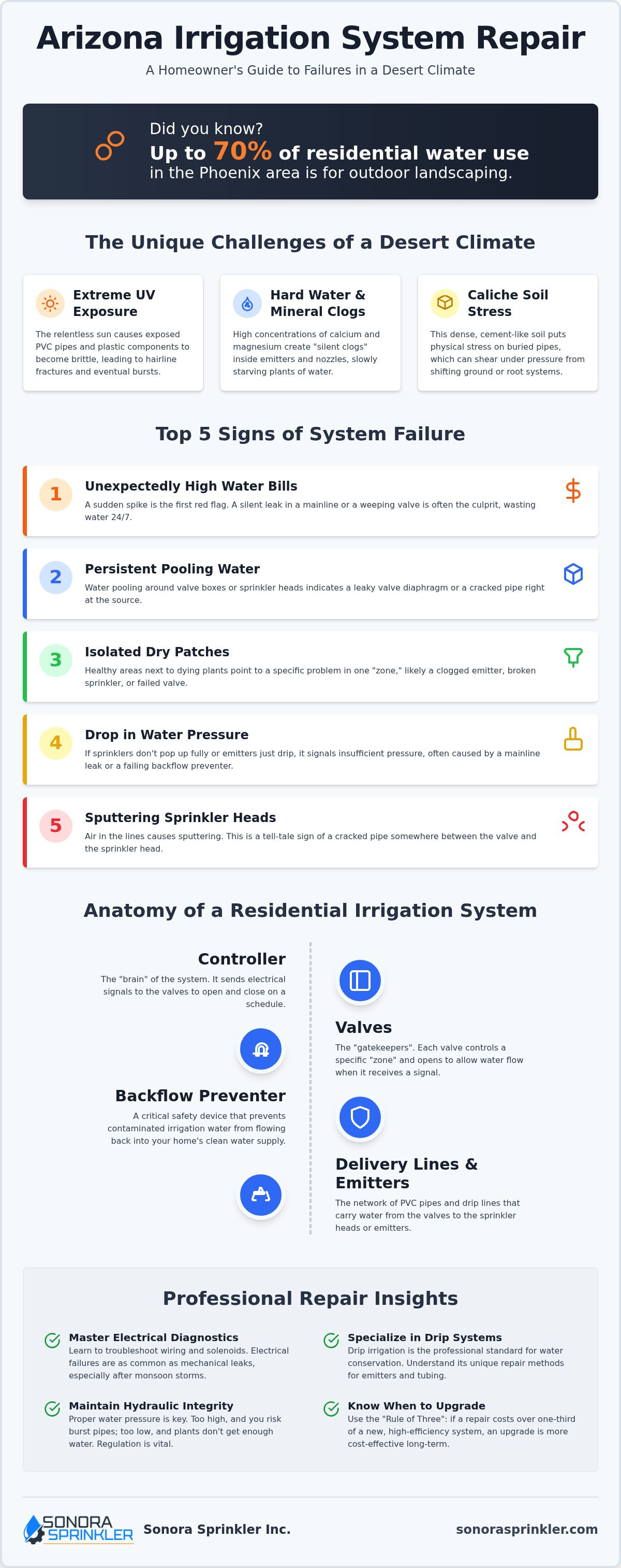 Irrigation system repair
