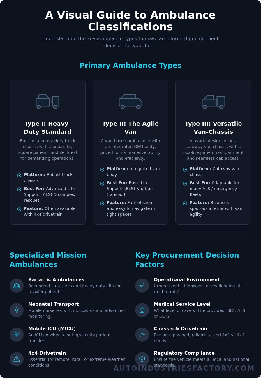 Types of ambulances
