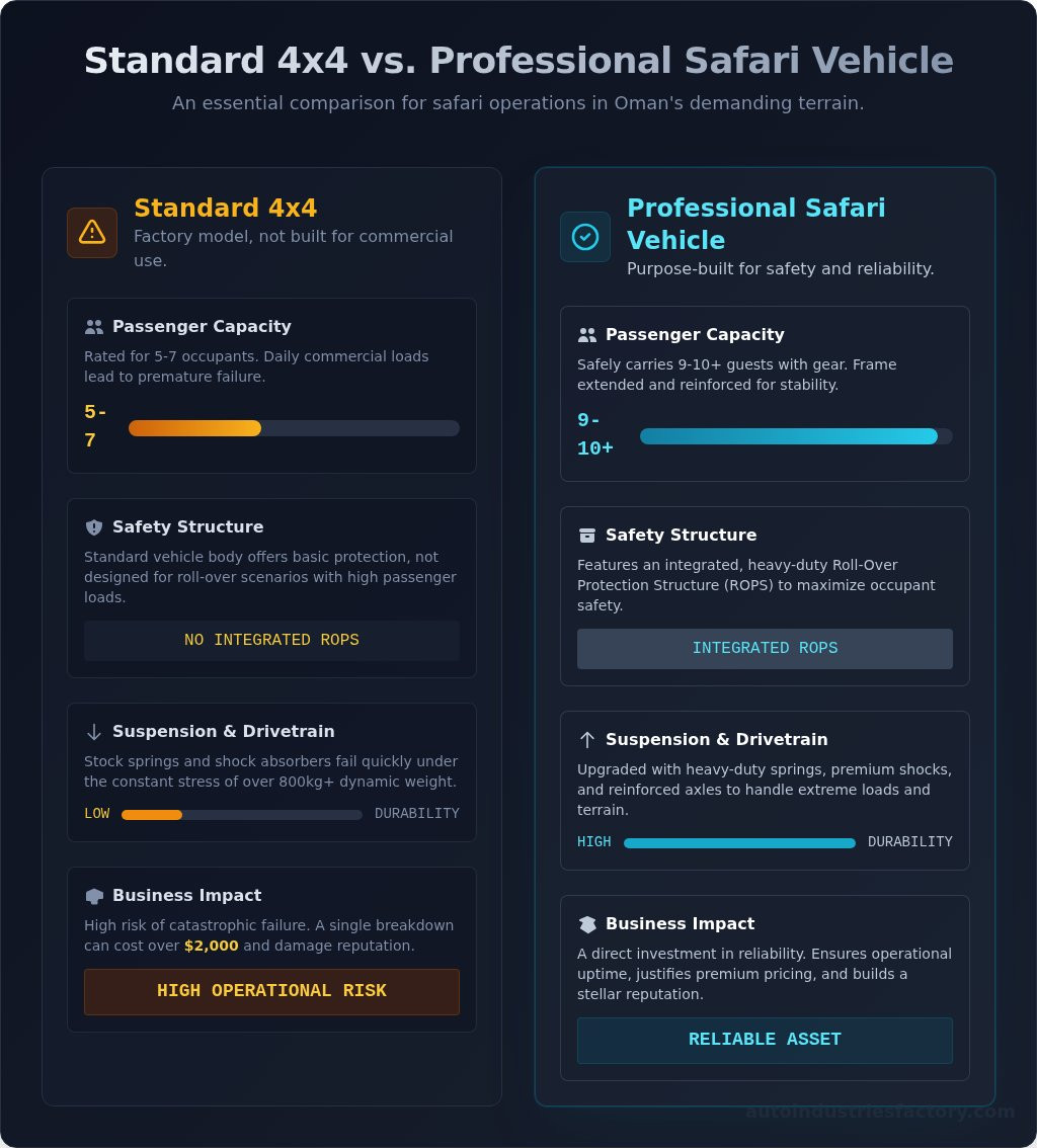Safari vehicle conversions